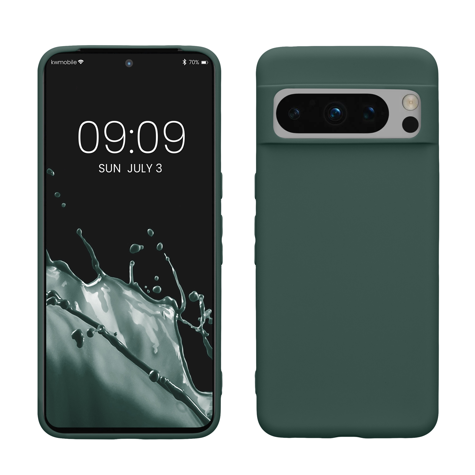 Pouzdro pro Google Pixel 8 Pro kwmobile TPU - modrozelená