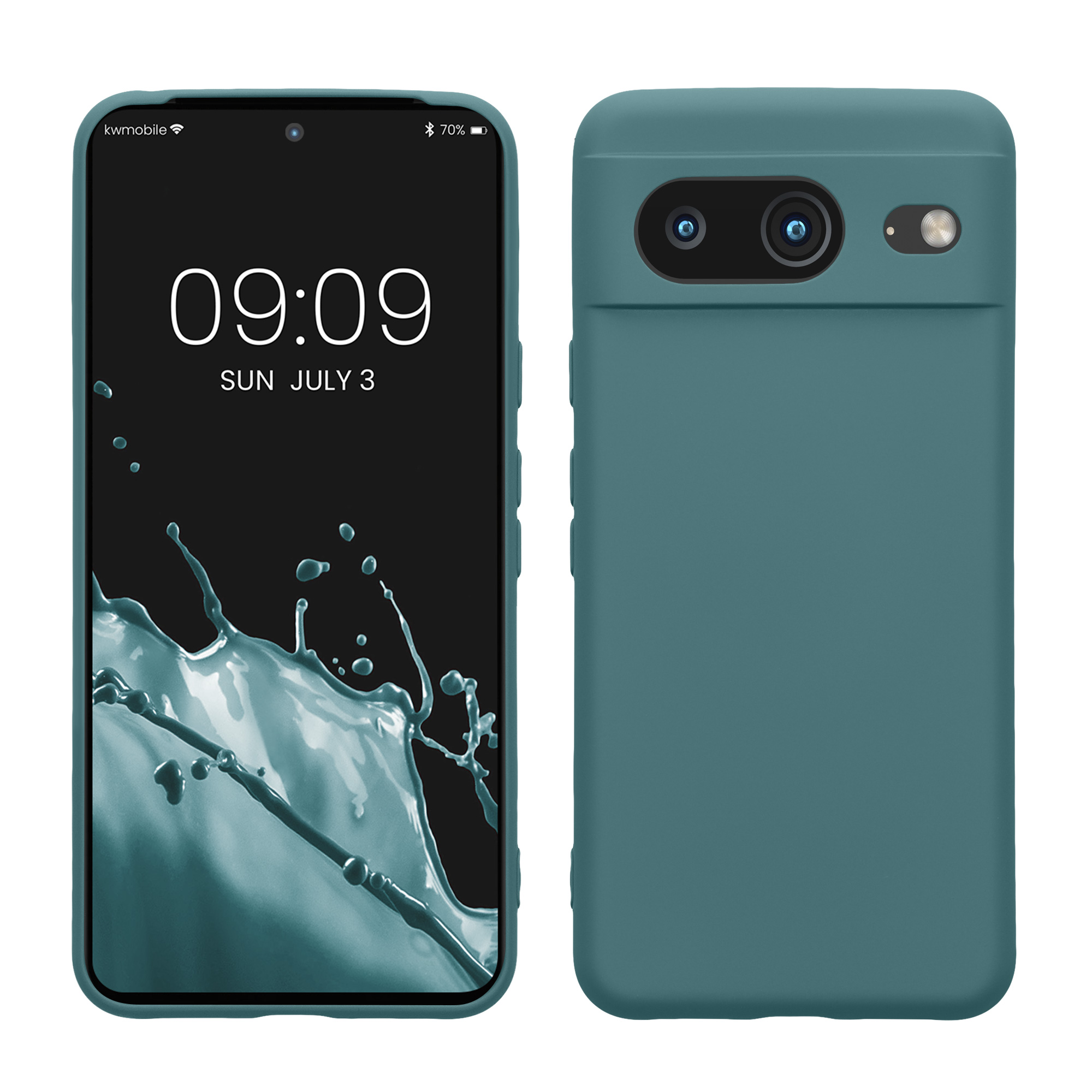 Pouzdro pro Google Pixel 8 kwmobile tenké TPU - arktická noc