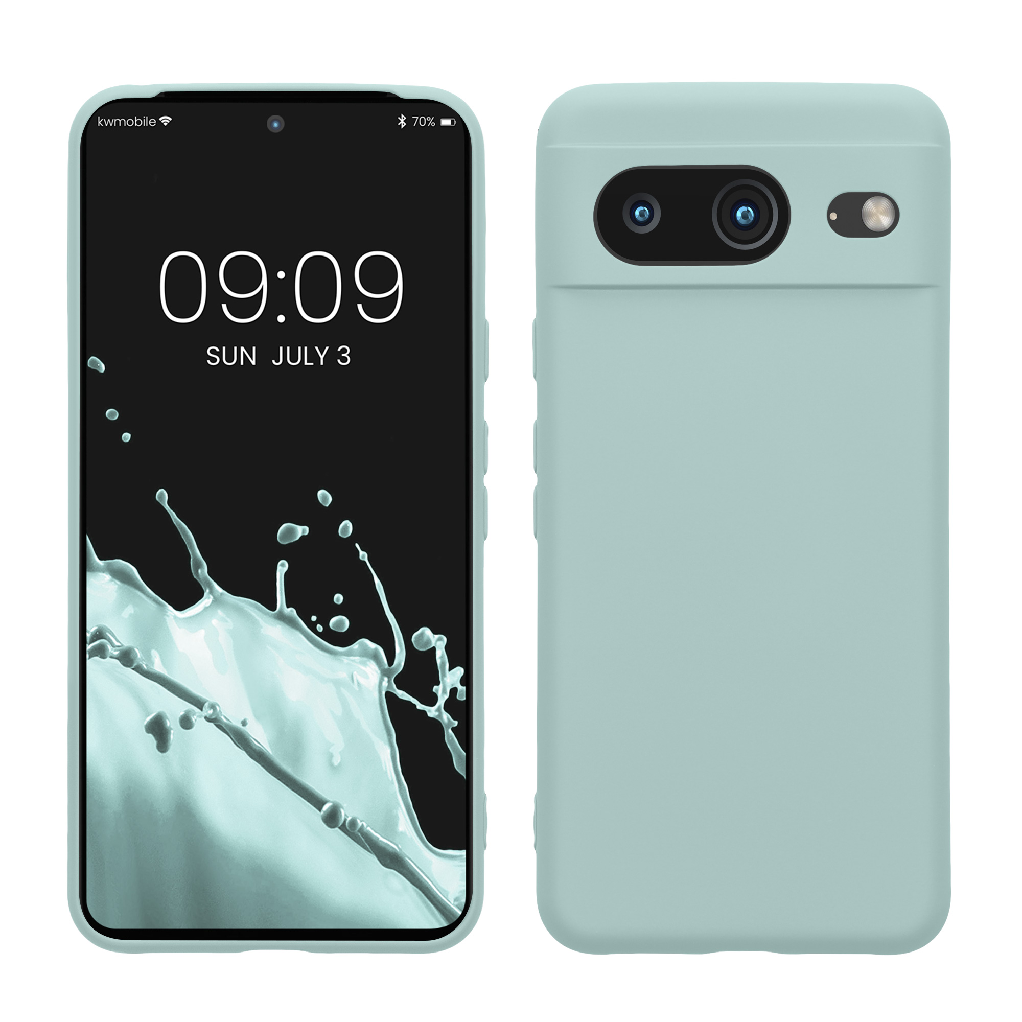 Kryt na mobil kwmobile pro Google Pixel 8 - mátové Cool Mint