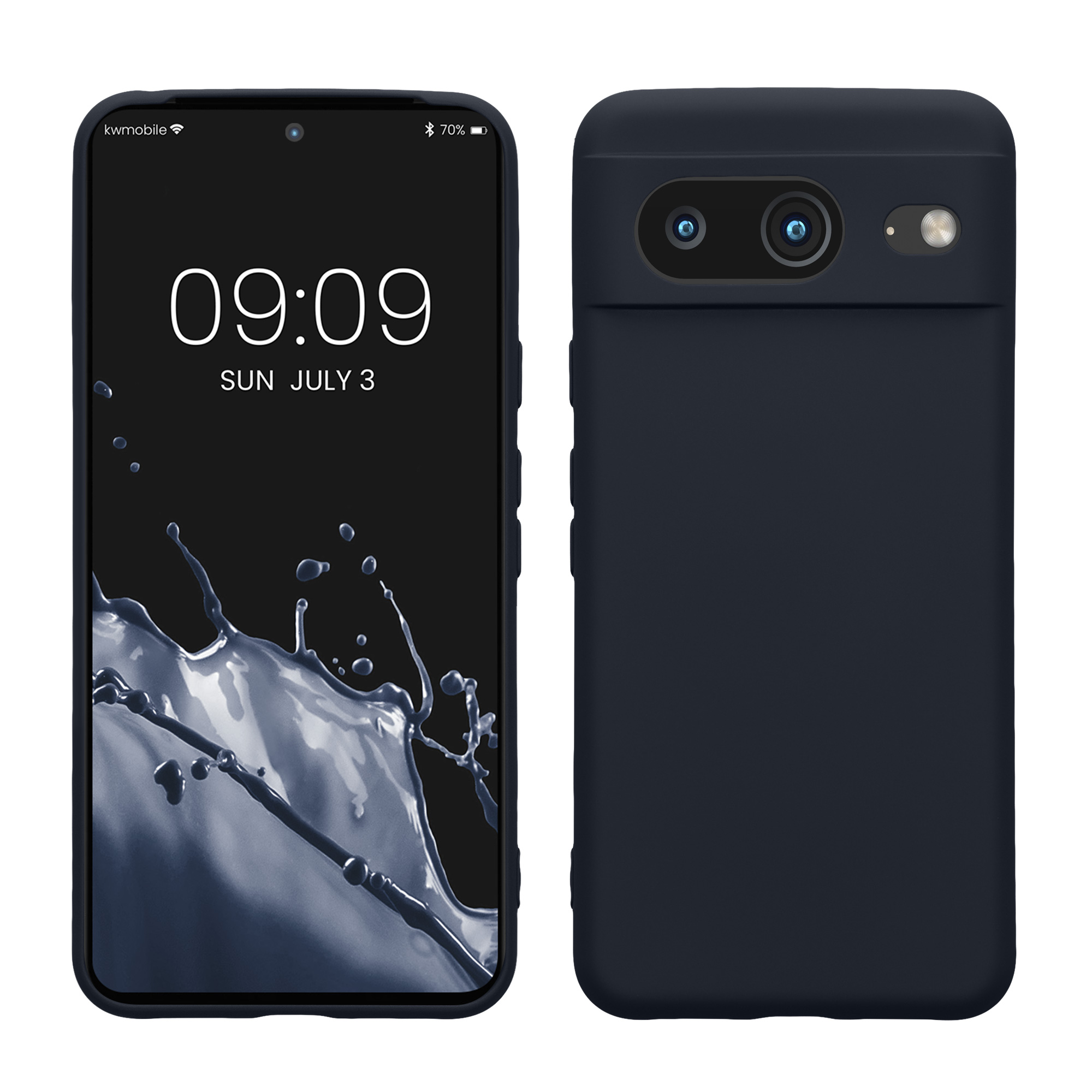 Slim TPU kryt kwmobile Google Pixel 8 - tmavě modrý