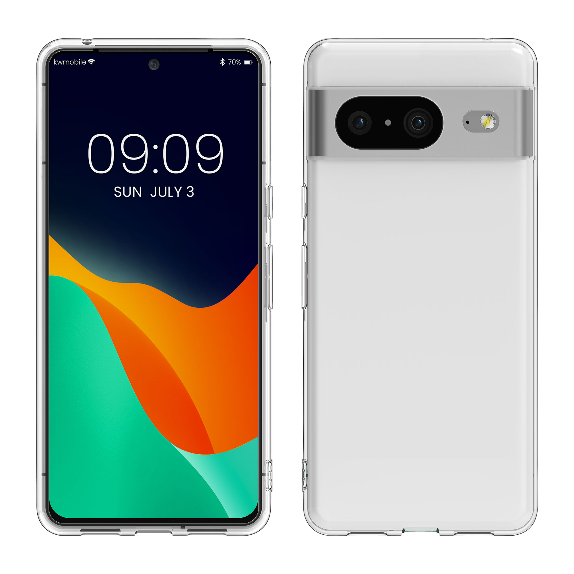 Pouzdro pro Google Pixel 8 kwmobile tenké TPU - transparentní