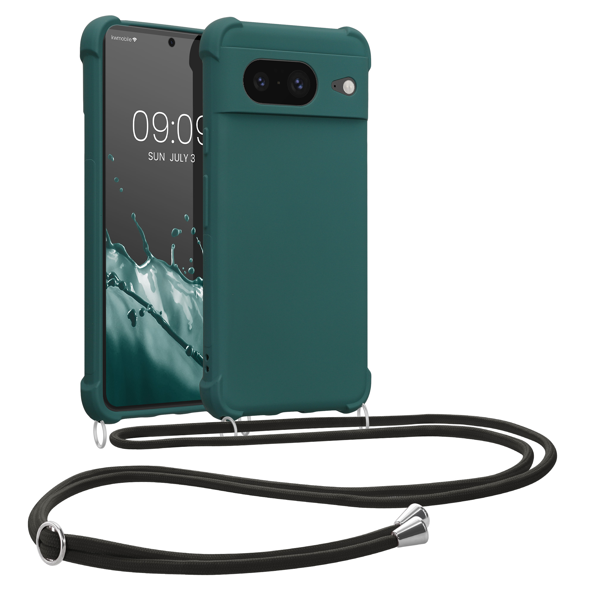 Crossbody kryt kwmobile Google Pixel 8 - petrolejový