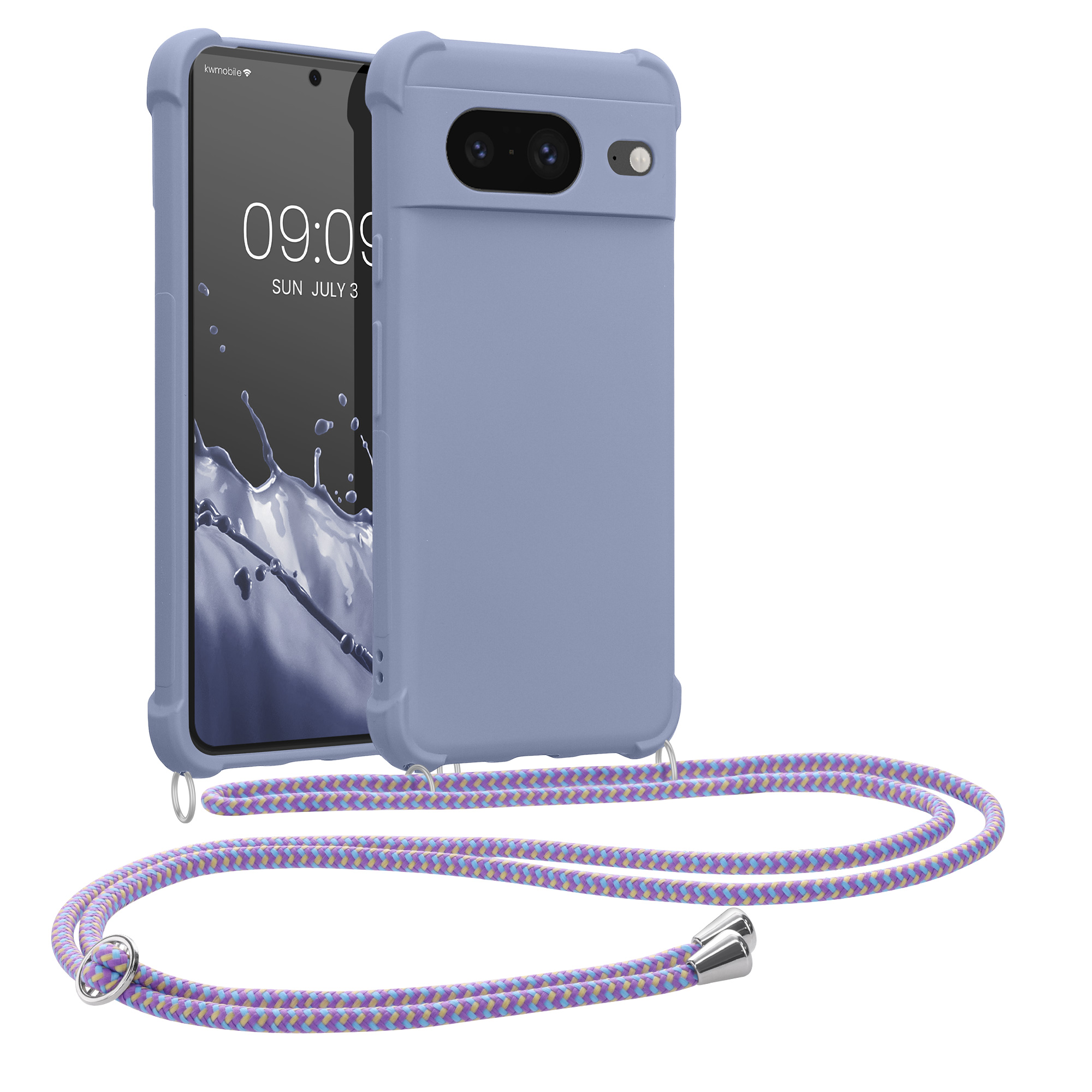 Crossbody kryt kwmobile Google Pixel 8 - levandulový