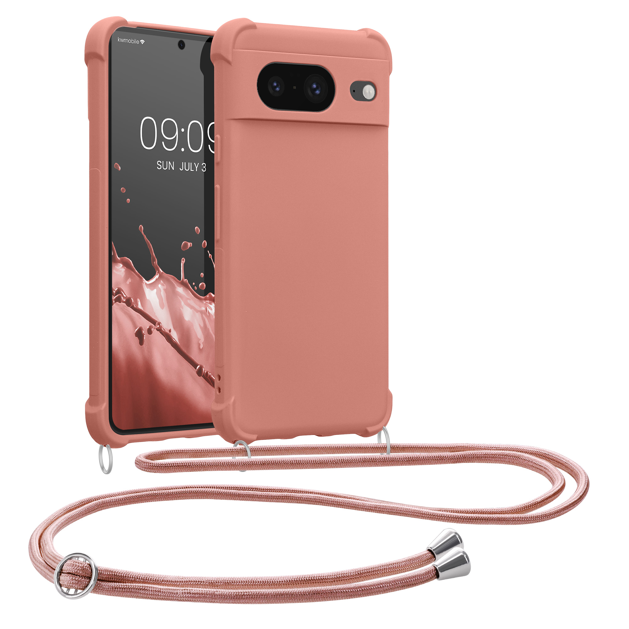 Crossbody kryt kwmobile Google Pixel 8 - perleťový
