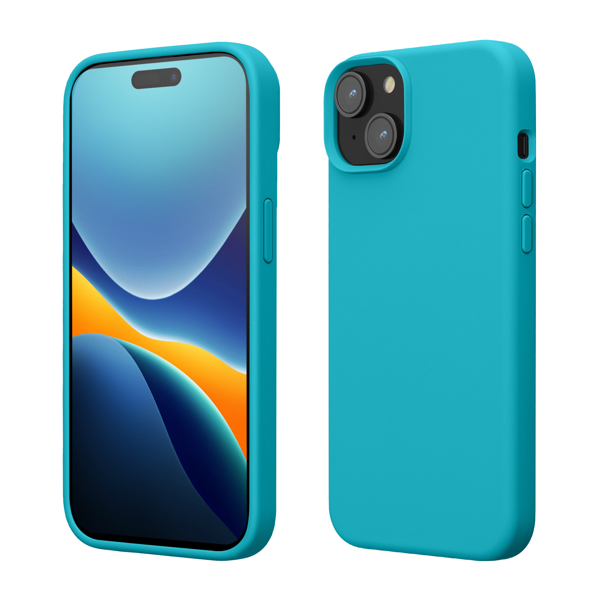 Kryt kwmobile TPU silikonový iPhone 15 Cool Glacier