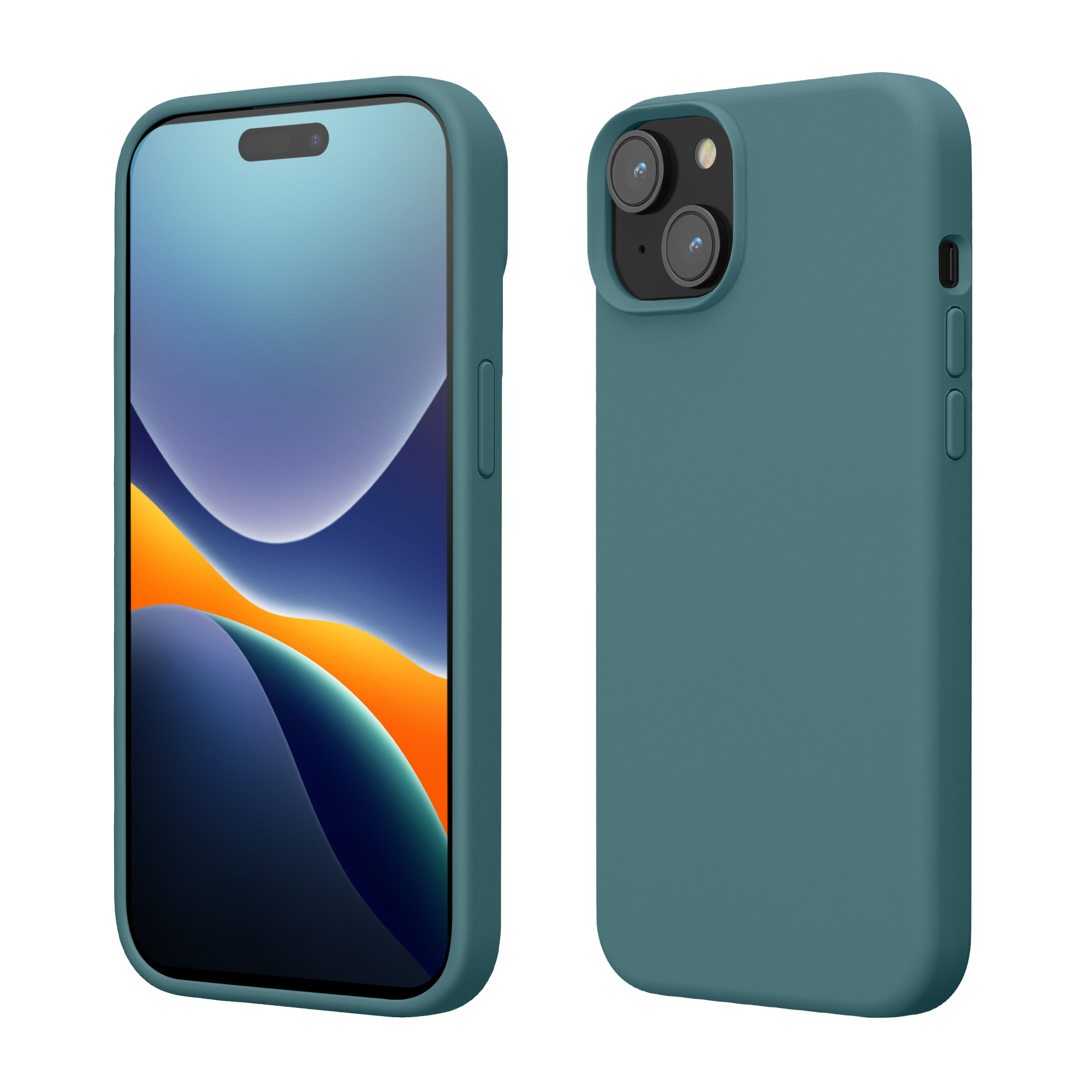 Kryt kwmobile TPU silikonový iPhone 15 Antique Stone