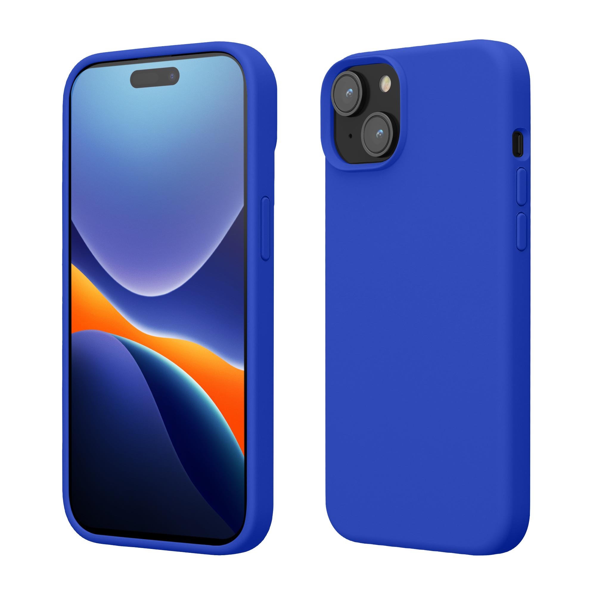Kryt kwmobile TPU silikonový iPhone 15 Plus modrá