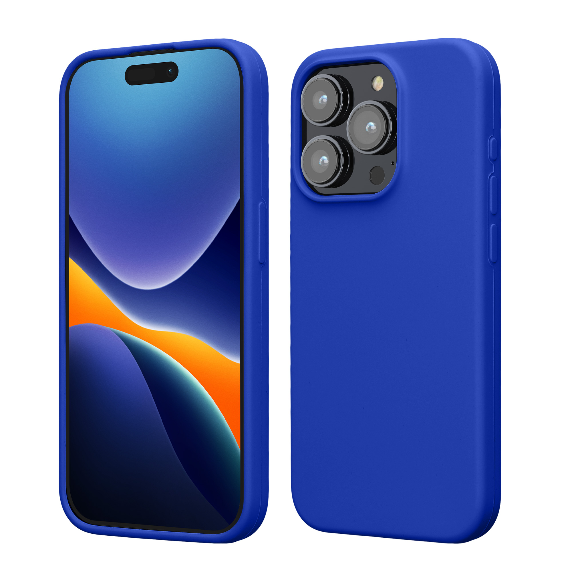 Kryt kwmobile TPU silikonový iPhone 15 Pro modrá