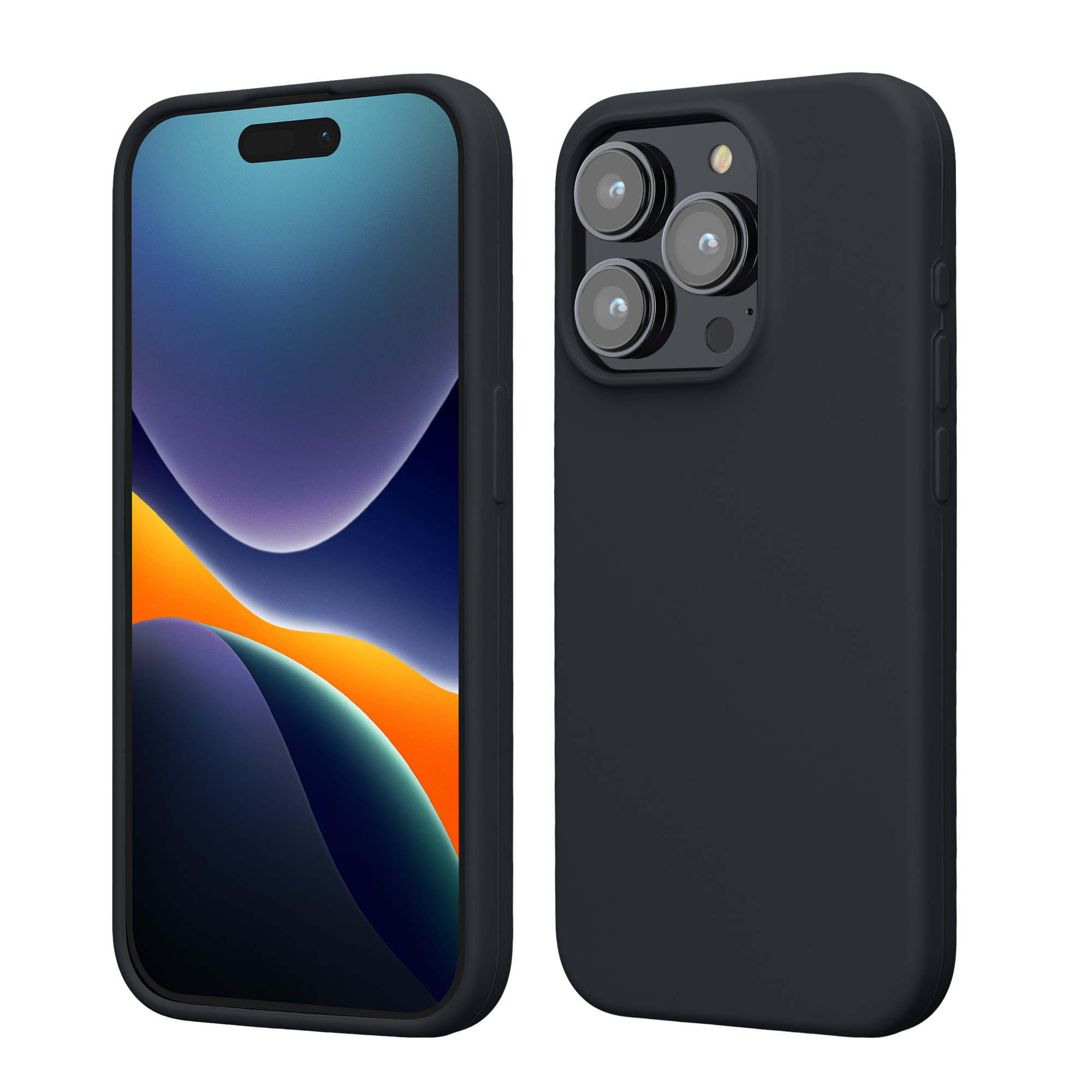Kryt kwmobile TPU silikonový iPhone 15 Pro modrá Blueberry