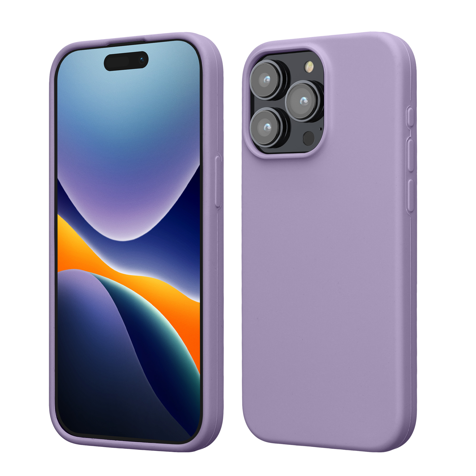 Silikonový kryt kwmobile pro iPhone 15 Pro Max - fialová
