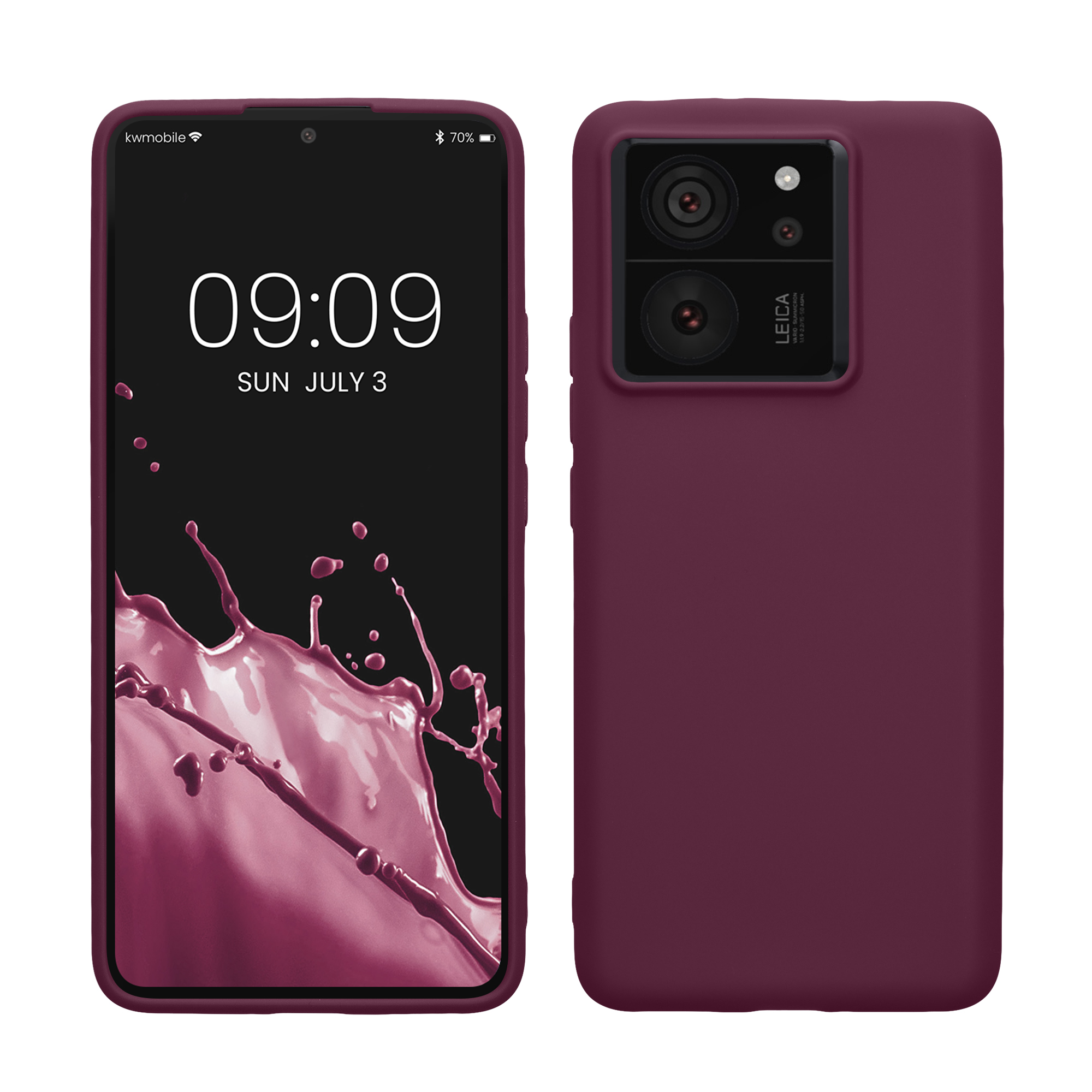 Kryt na mobil Xiaomi 13T / 13T Pro kwmobile vínově fialová