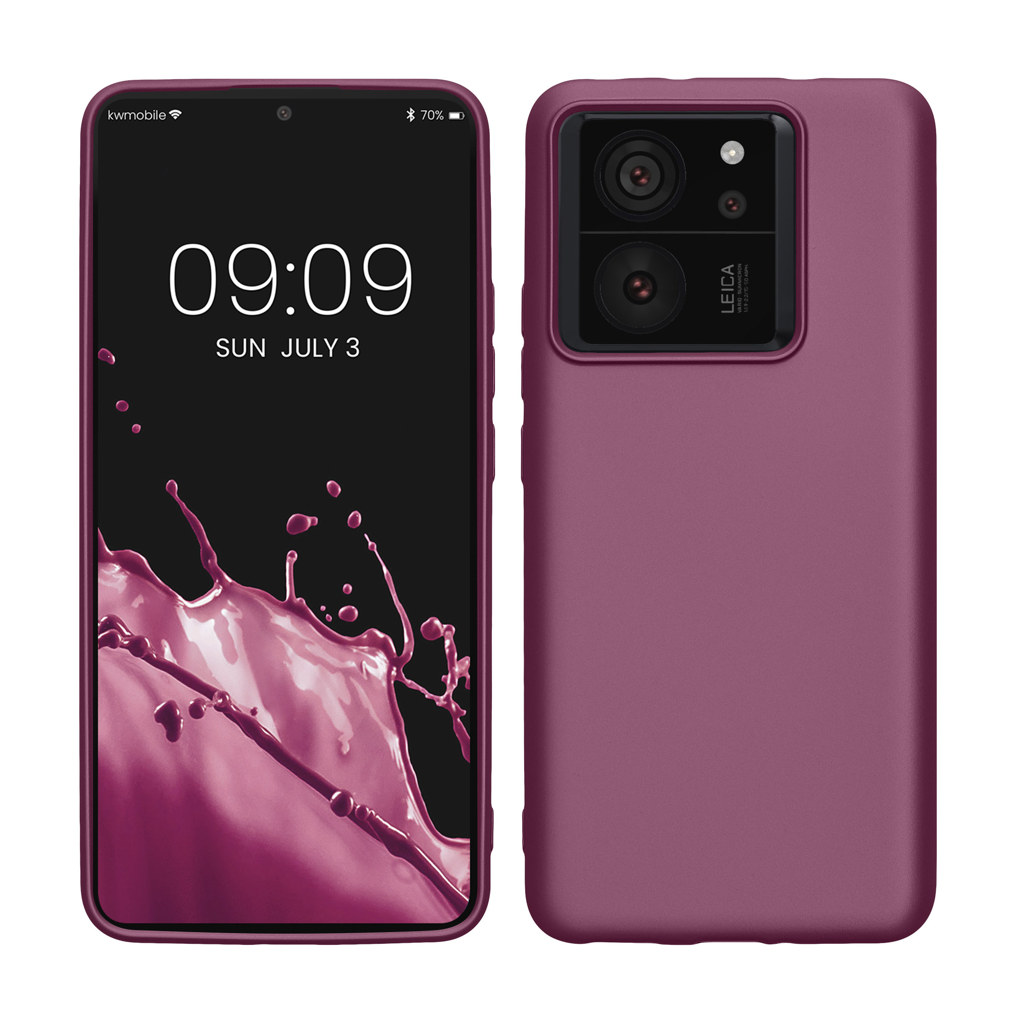Kryt na mobil Xiaomi 13T / 13T Pro kwmobile metalická levandulová