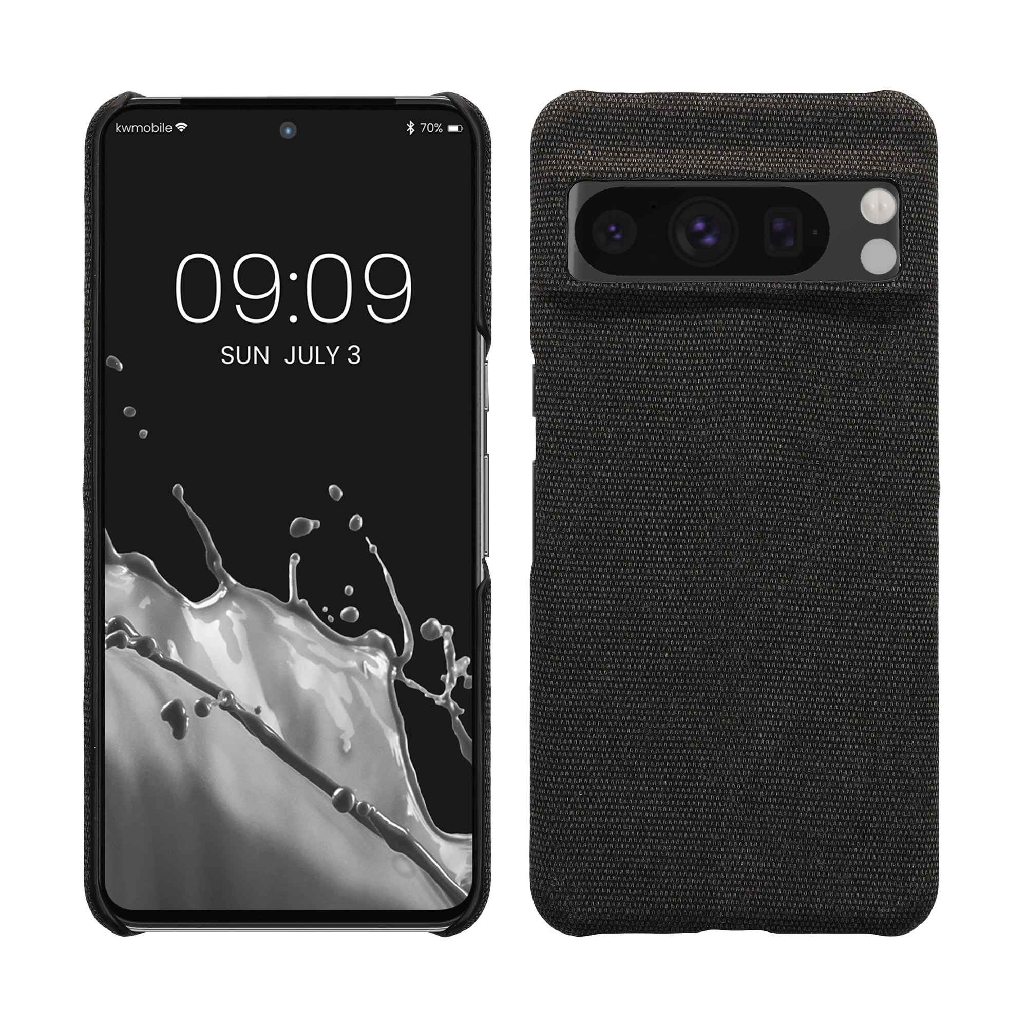 Fabric Pouzdro pro Google Pixel 8 Pro kwmobile - tmavě šedá