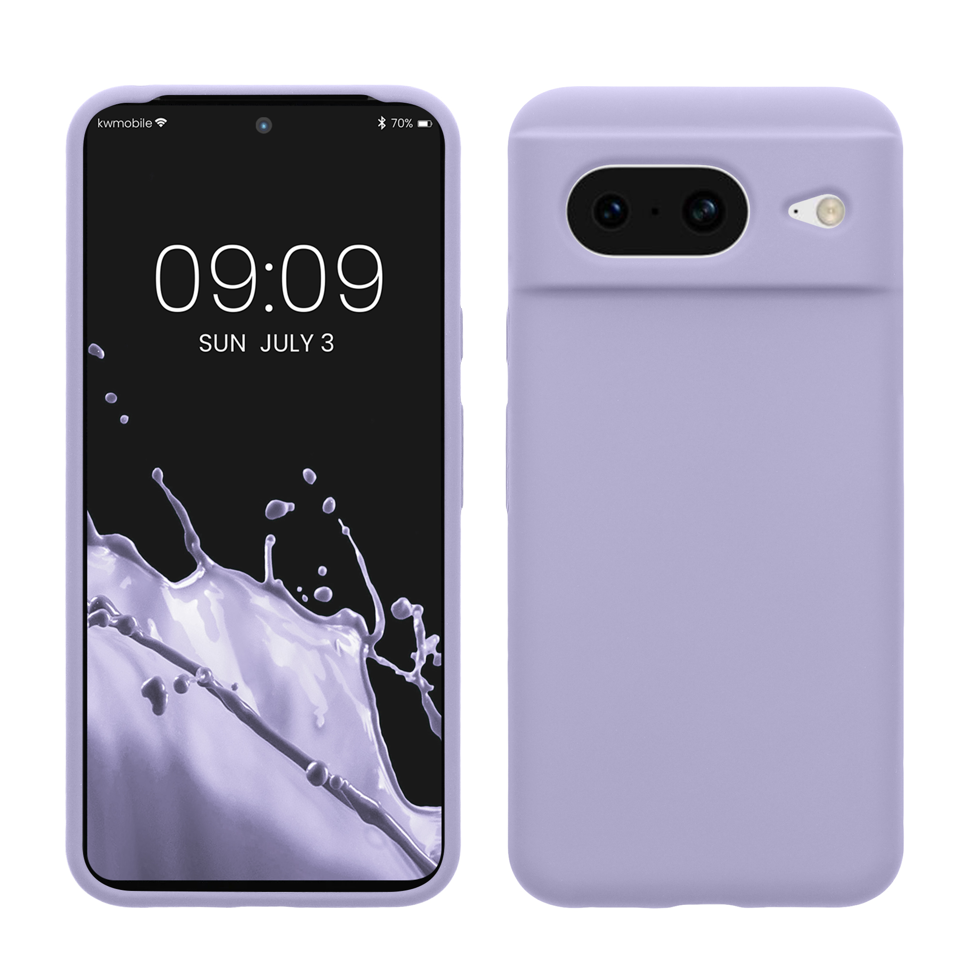 Silikonový kryt kwmobile pro Google Pixel 8 - Lavender