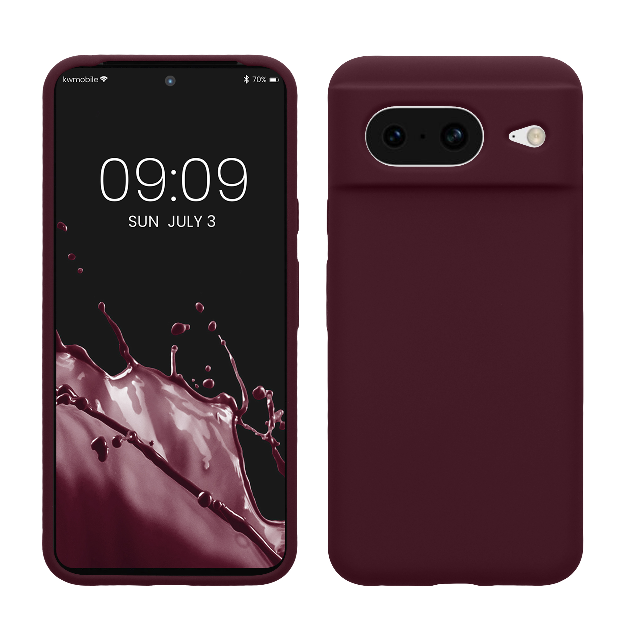 TPU kryt kwmobile Google Pixel 8 - vínově fialový