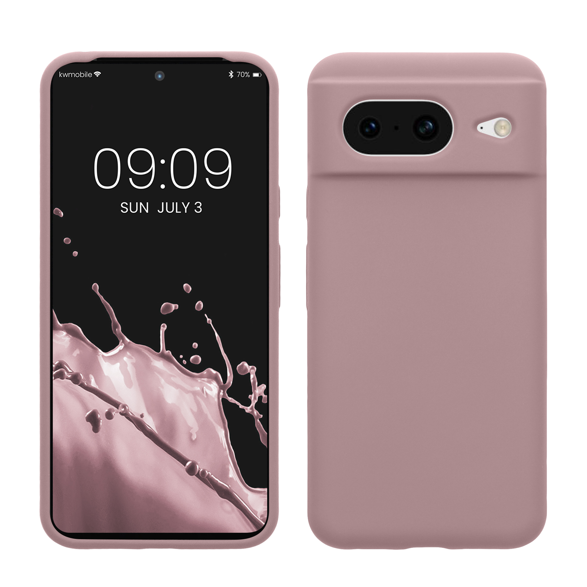 TPU kryt kwmobile Google Pixel 8 - nude lila
