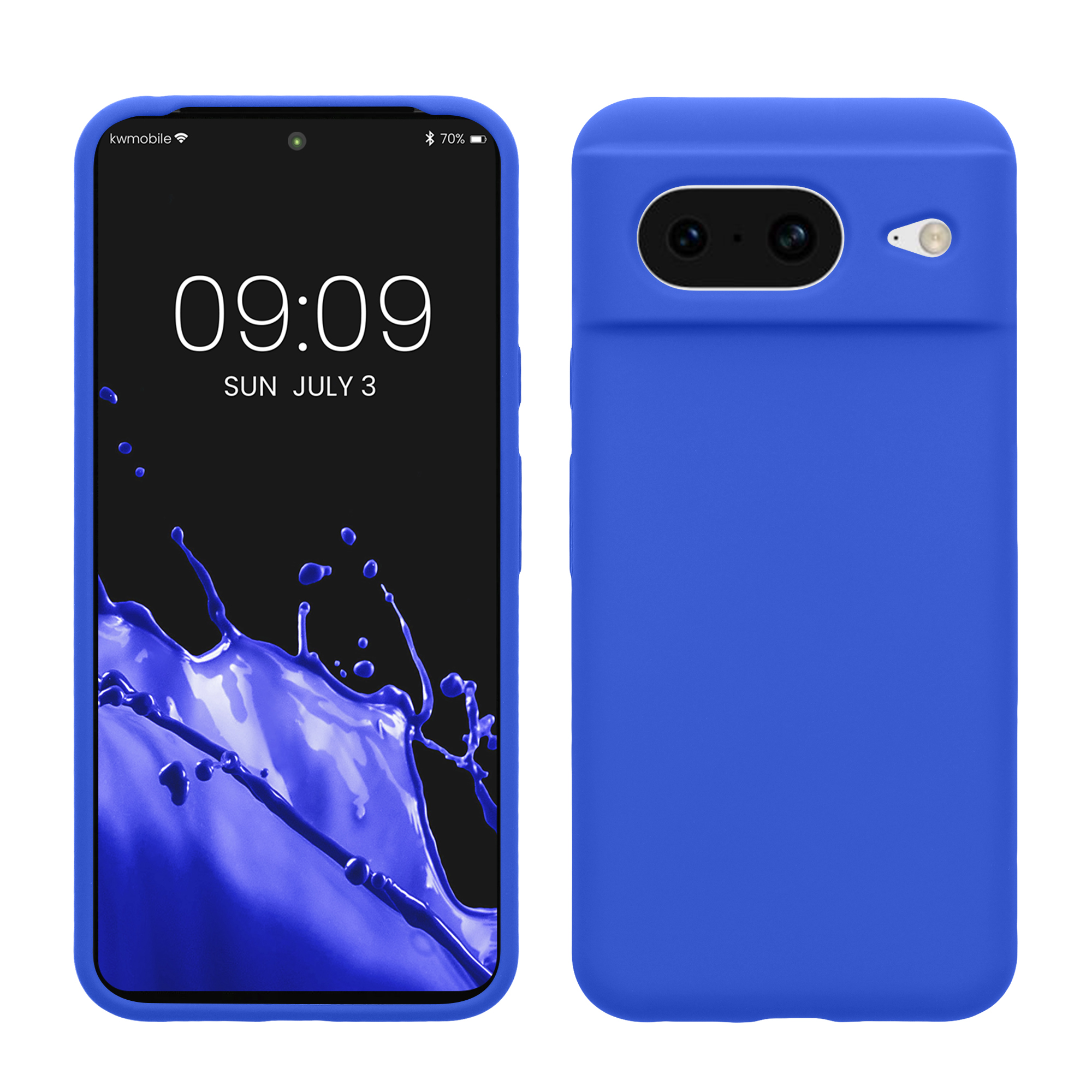 Silikonový kryt kwmobile pro Google Pixel 8 - baltsky modré