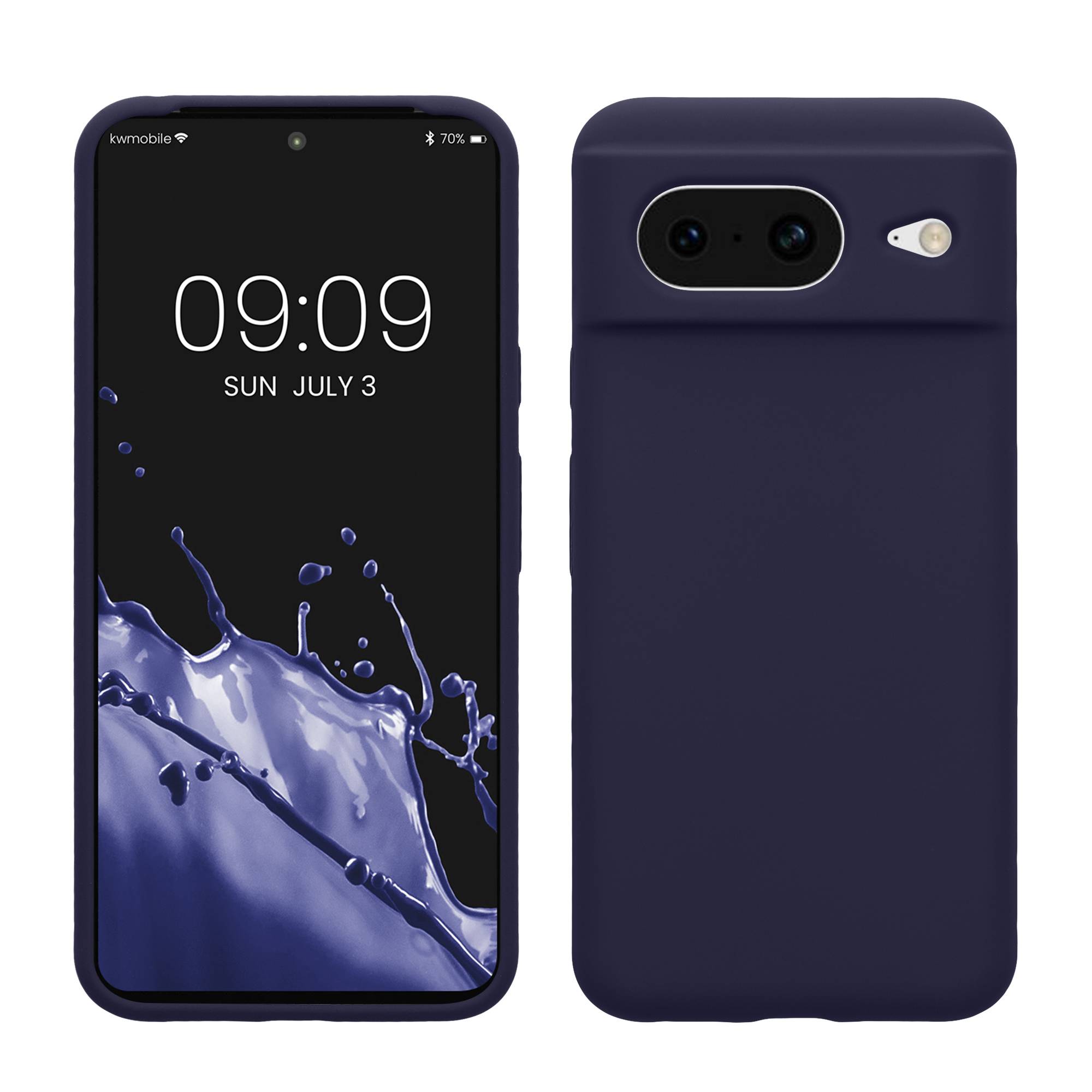 TPU kryt kwmobile Google Pixel 8 - tmavě modrý Deep Ocean