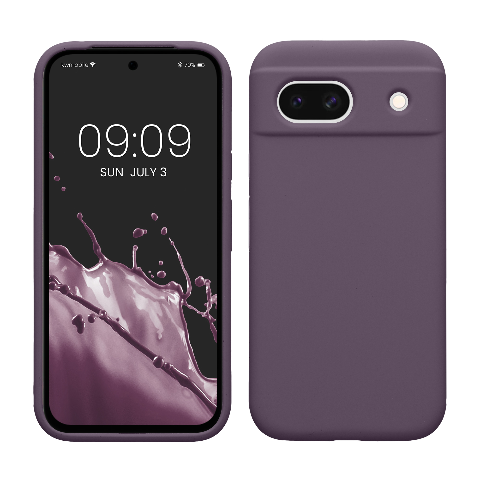 Silikonový kryt kwmobile pro Google Pixel 8a - Pale Iris