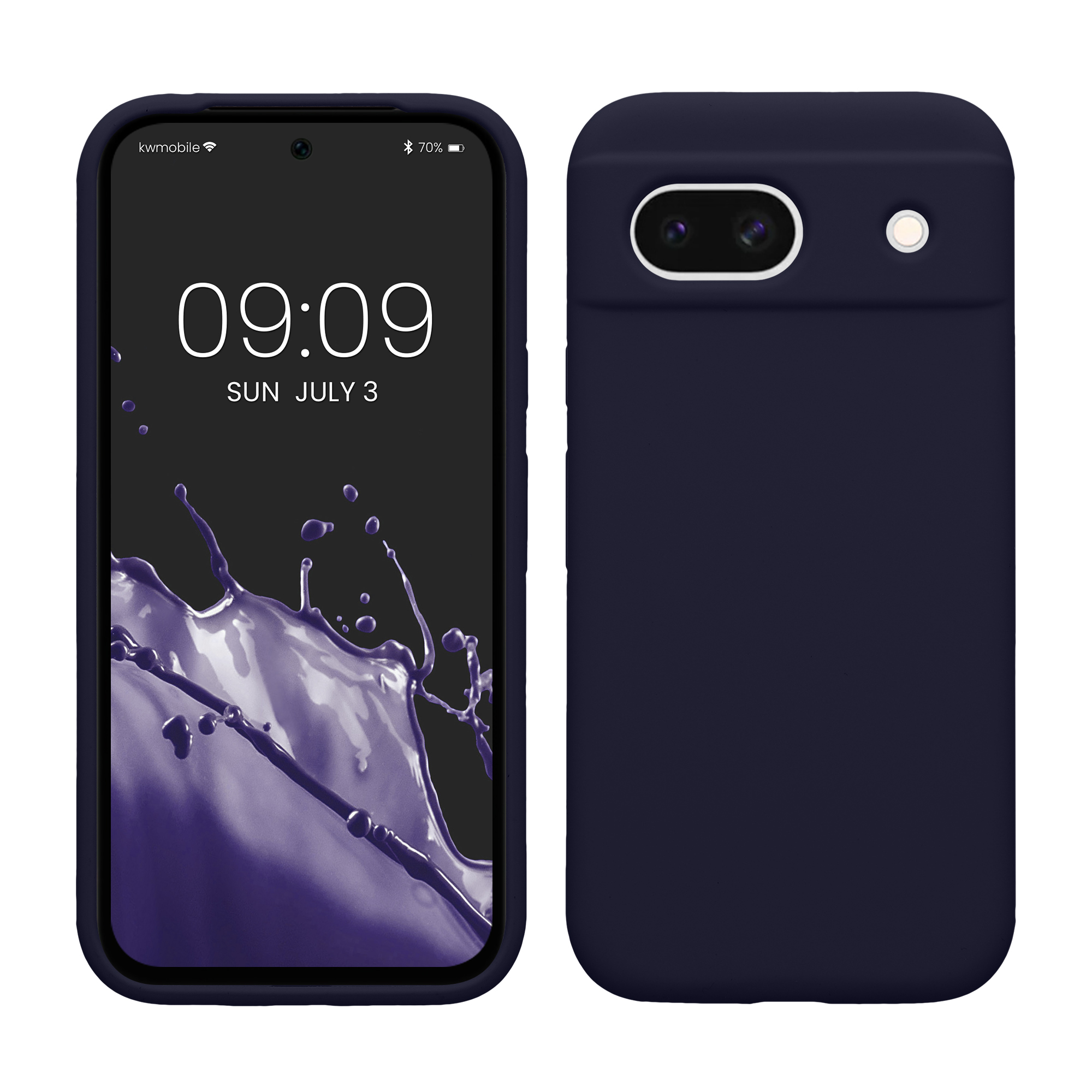 Kryt na mobil kwmobile pro Google Pixel 8a - tmavě modrá Deep Ocean