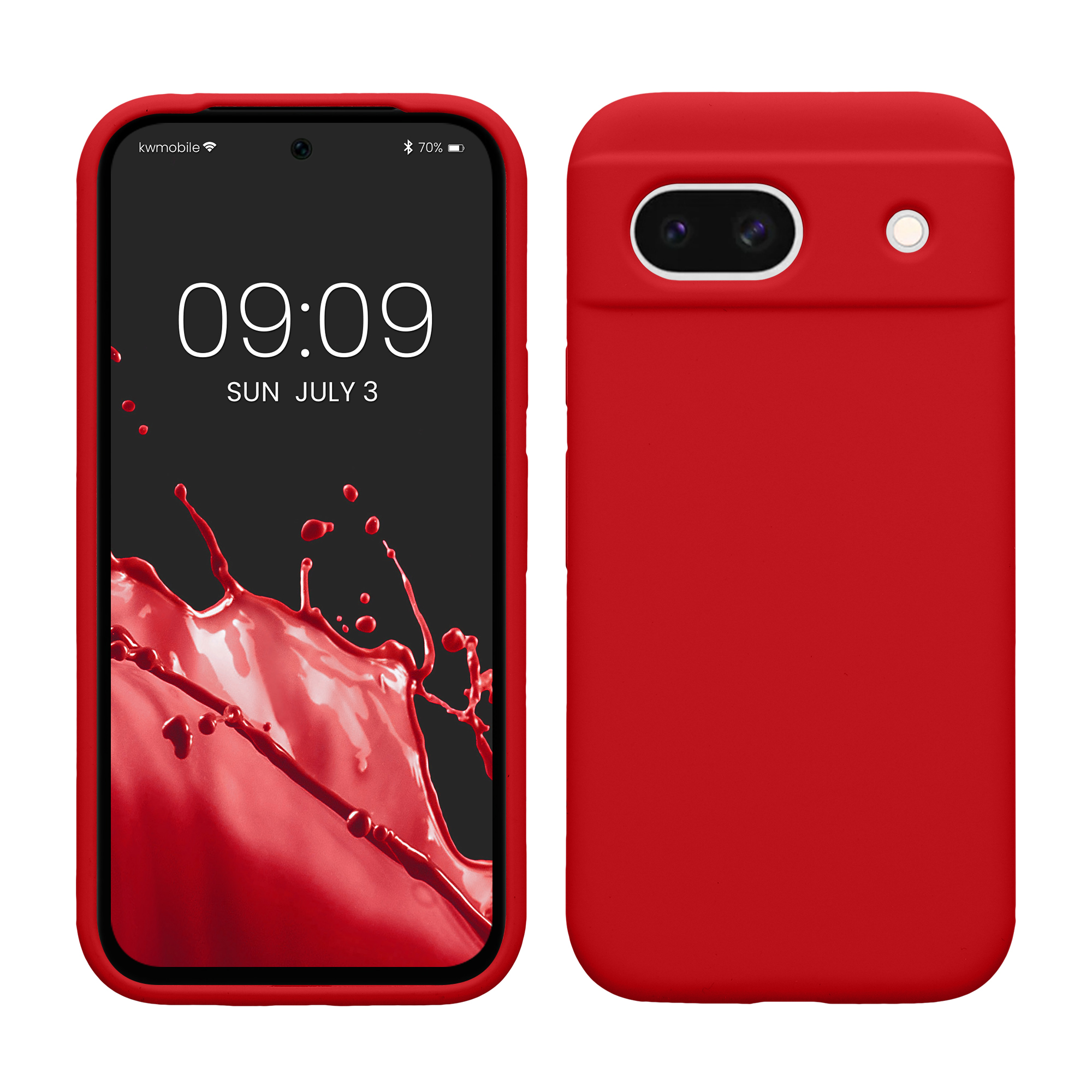 Silikonový kryt kwmobile pro Google Pixel 8a - Sweet Cherry