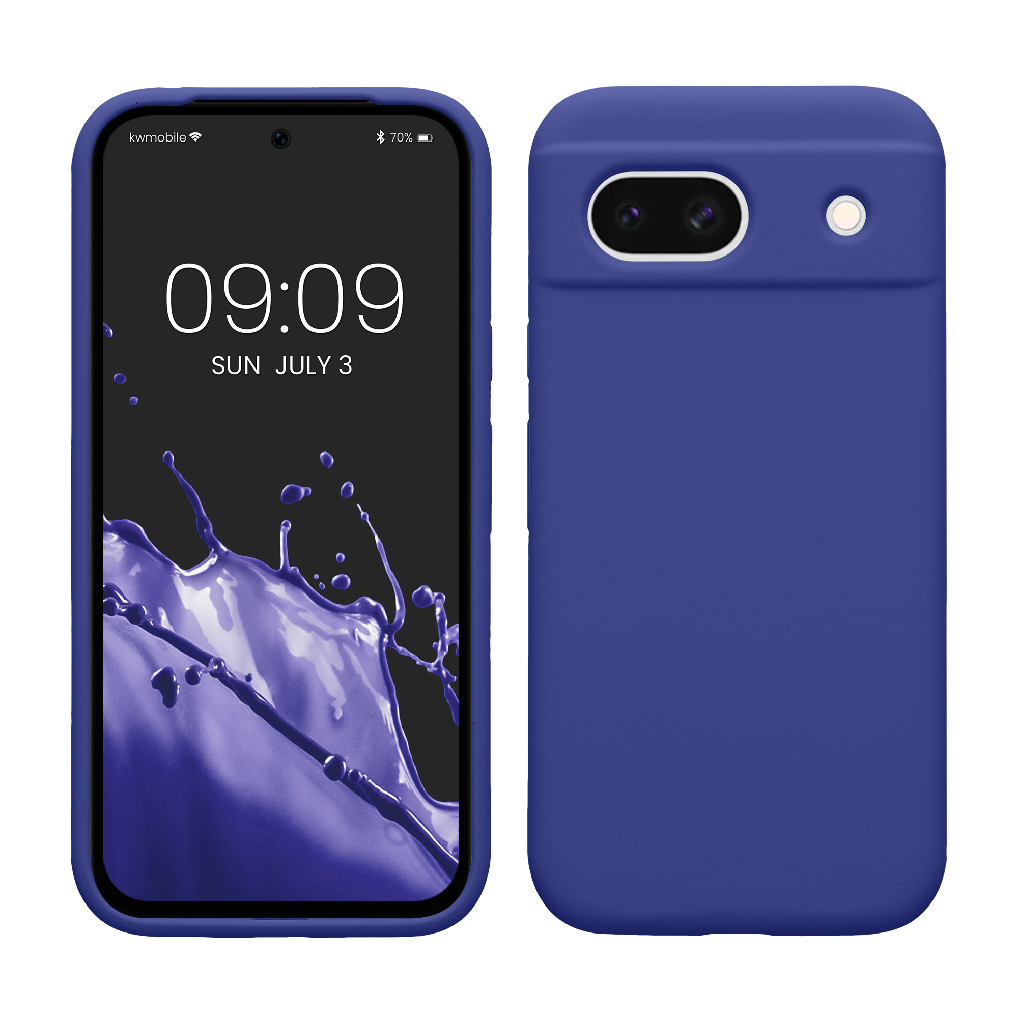 Silikonový kryt kwmobile pro Google Pixel 8a - Blue Violet