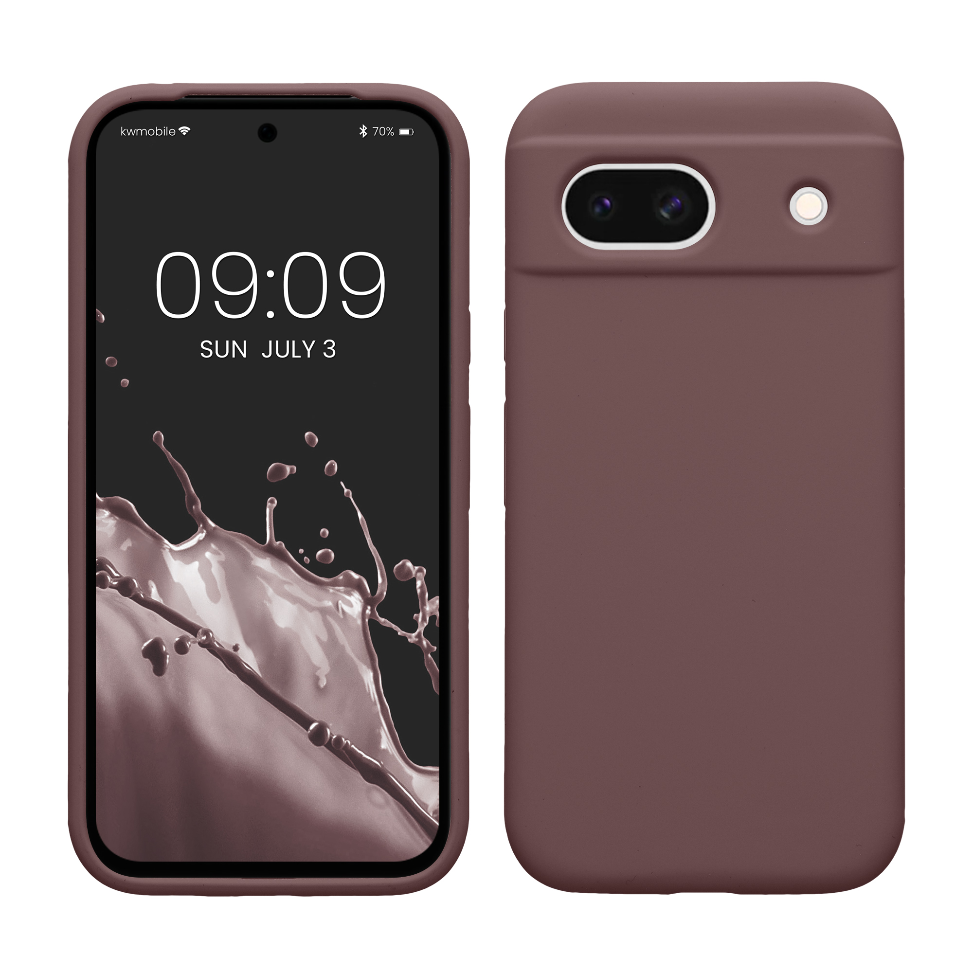 Kryt na mobil kwmobile pro Google Pixel 8a - hroznově fialová