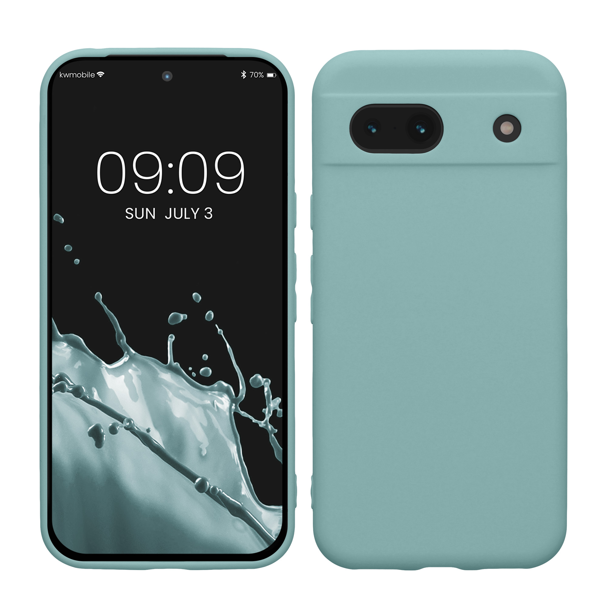 Silikonový kryt kwmobile pro Google Pixel 8a - Antique Stone