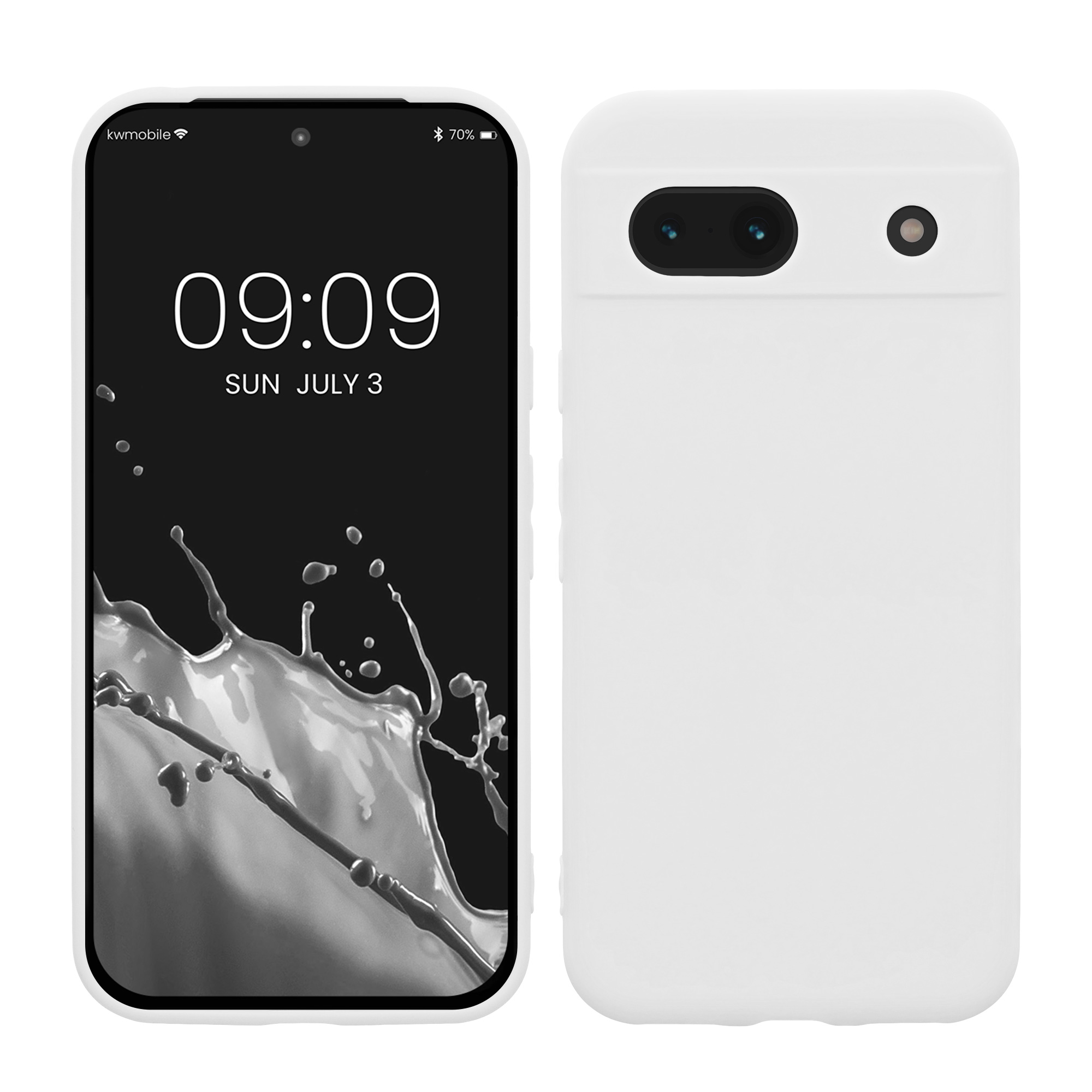 Kryt na mobil kwmobile pro Google Pixel 8a - matná bílá