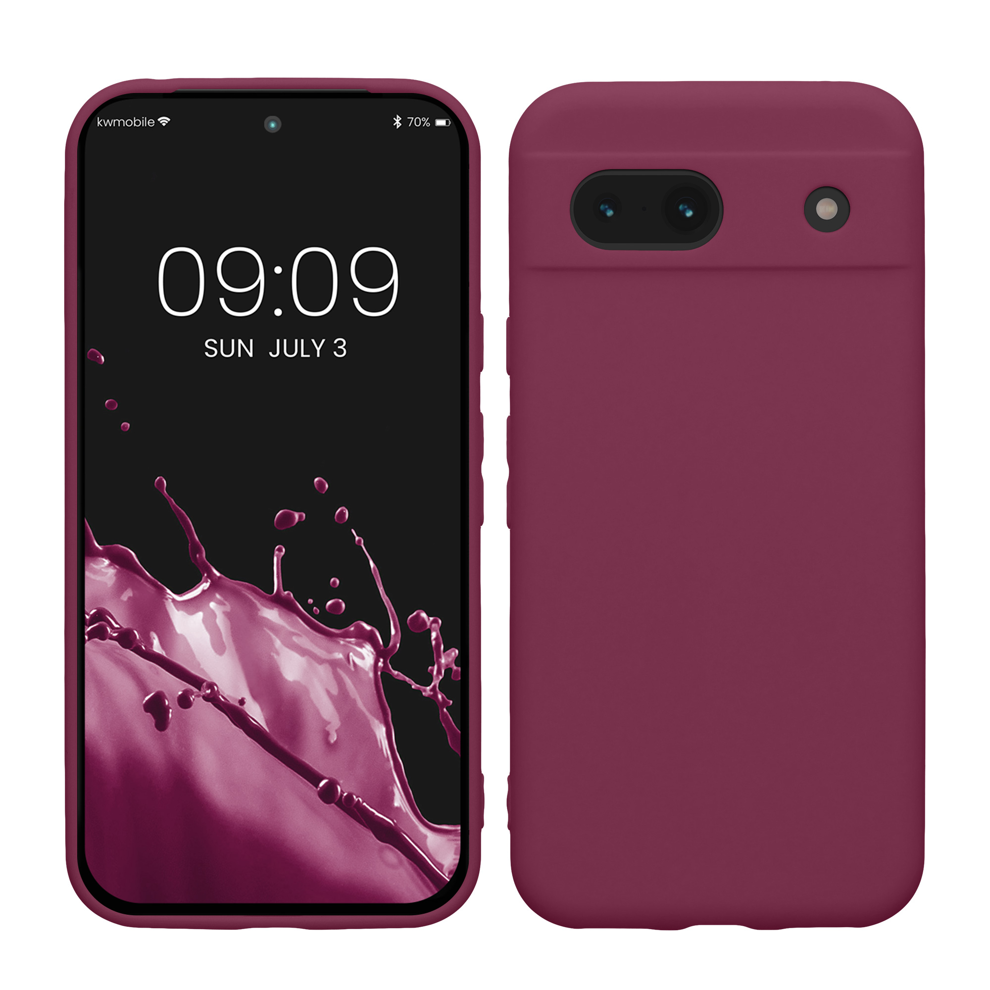 Kryt na mobil kwmobile pro Google Pixel 8a - purpurová Magenta