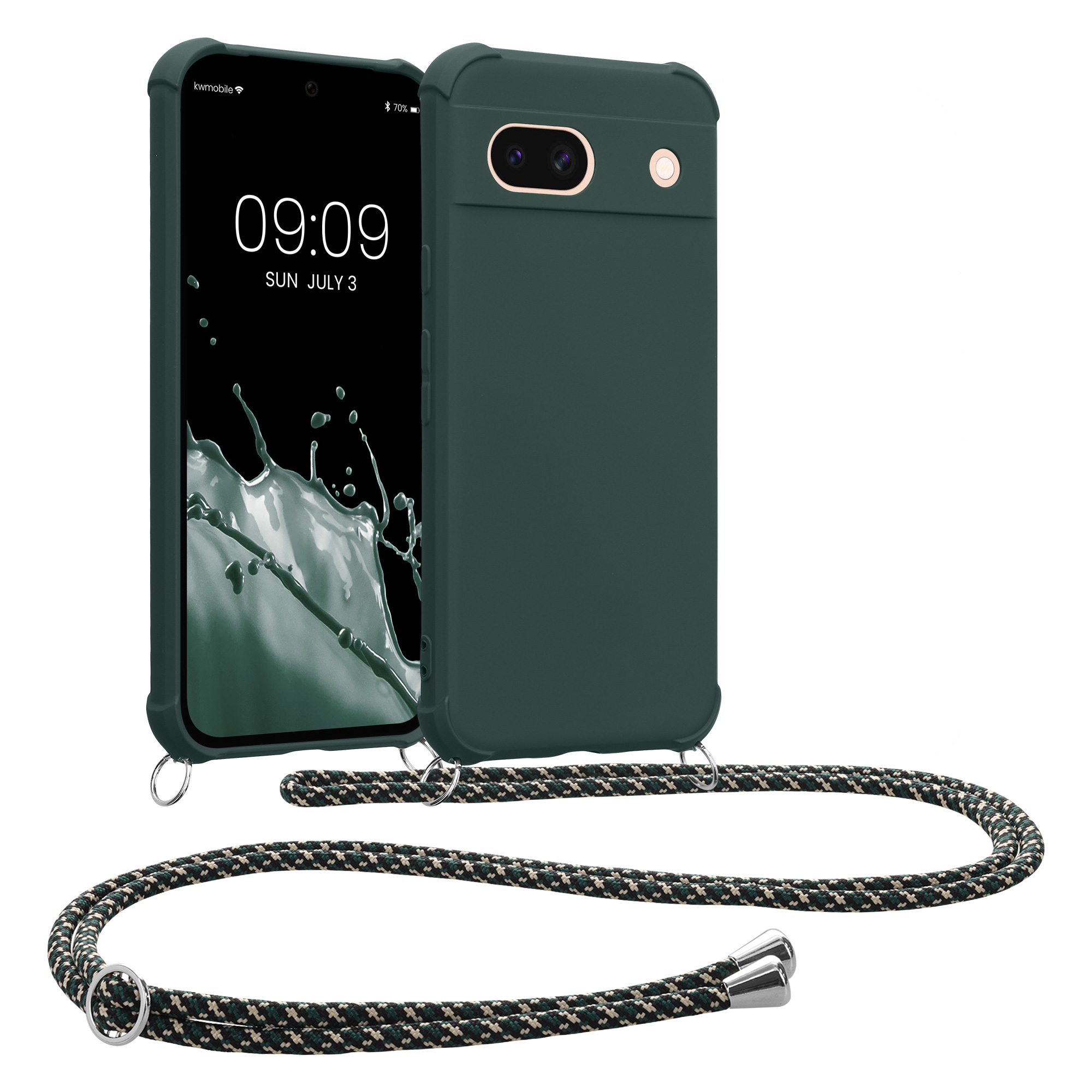 Crossbody kryt kwmobile pro Google Pixel 8a - Moss Green