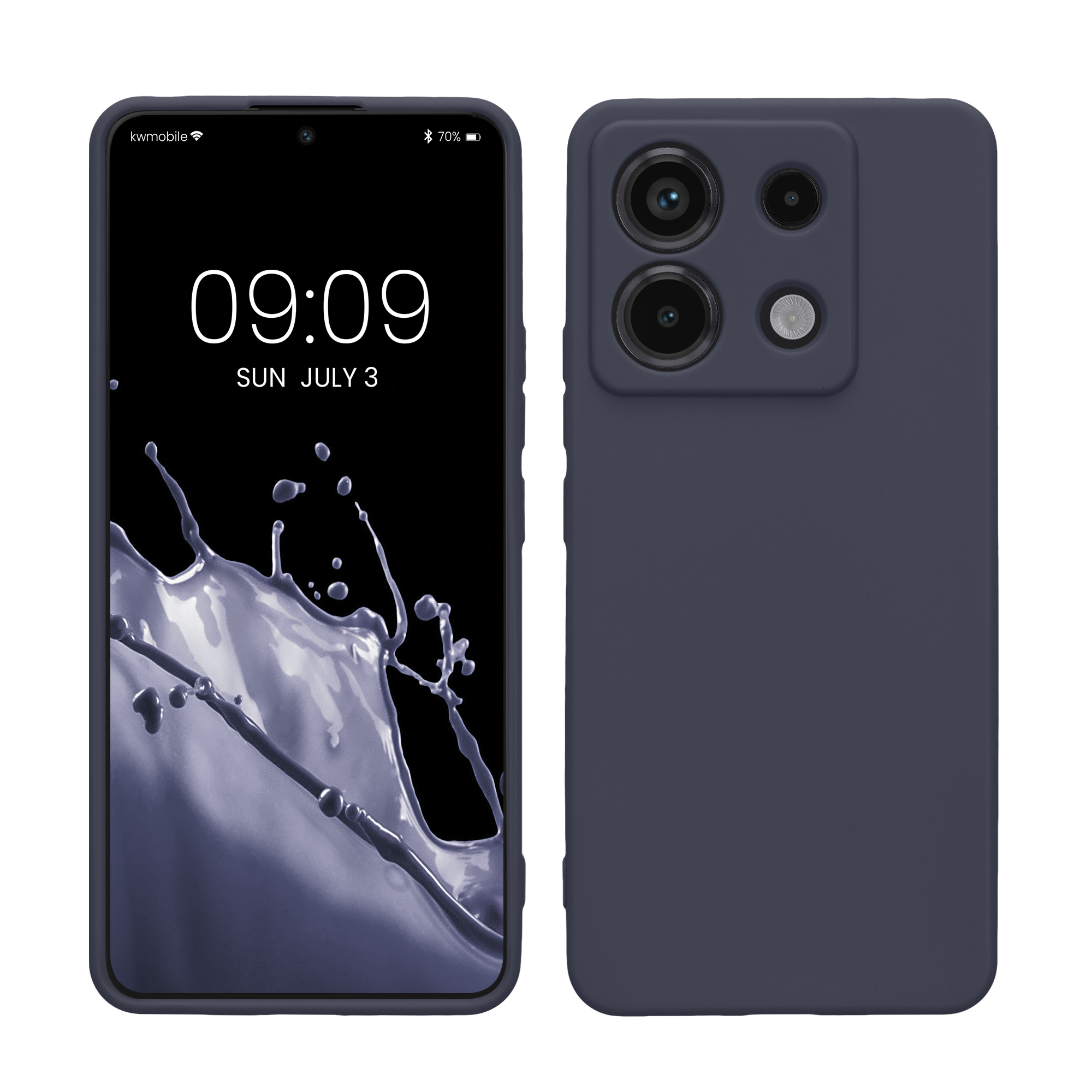 Kryt Xiaomi Redmi Note 13 Pro 5G silikonový TPU červená kwmobile