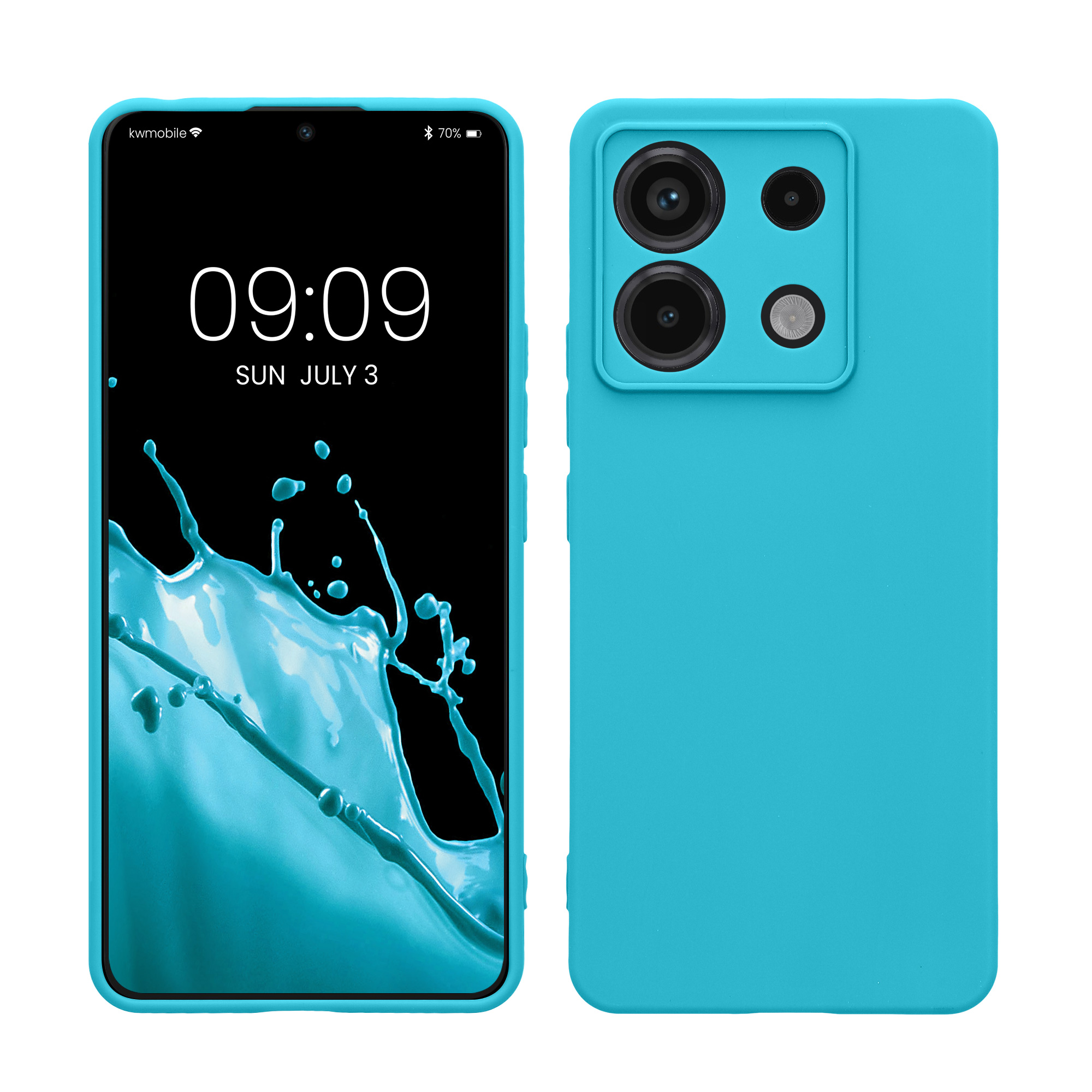 Kryt Xiaomi Redmi Note 13 Pro 5G silikonový TPU červená kwmobile