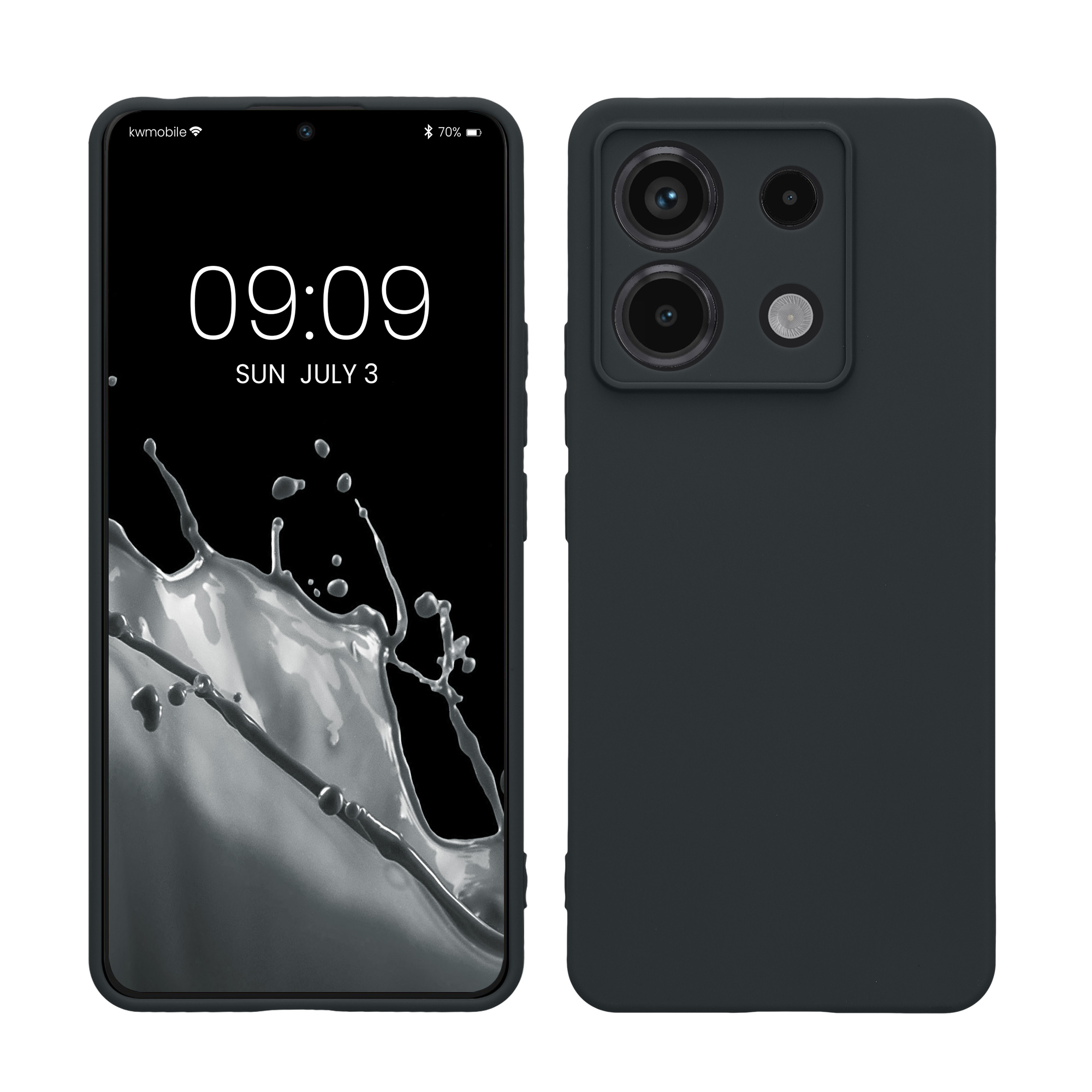 Kryt Xiaomi Redmi Note 13 Pro 5G silikonový TPU borůvková modrá kwmobile
