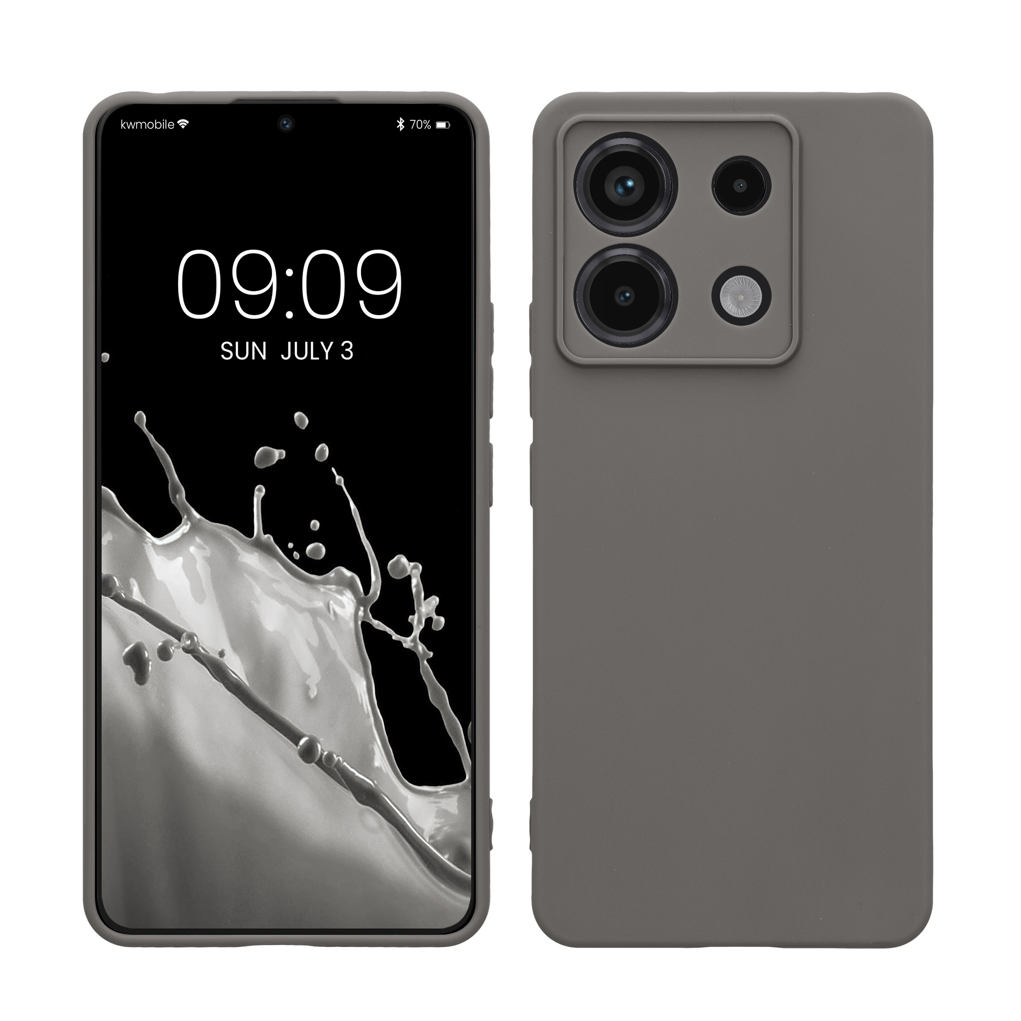 Kryt Xiaomi Redmi Note 13 Pro 5G silikonový TPU červená kwmobile