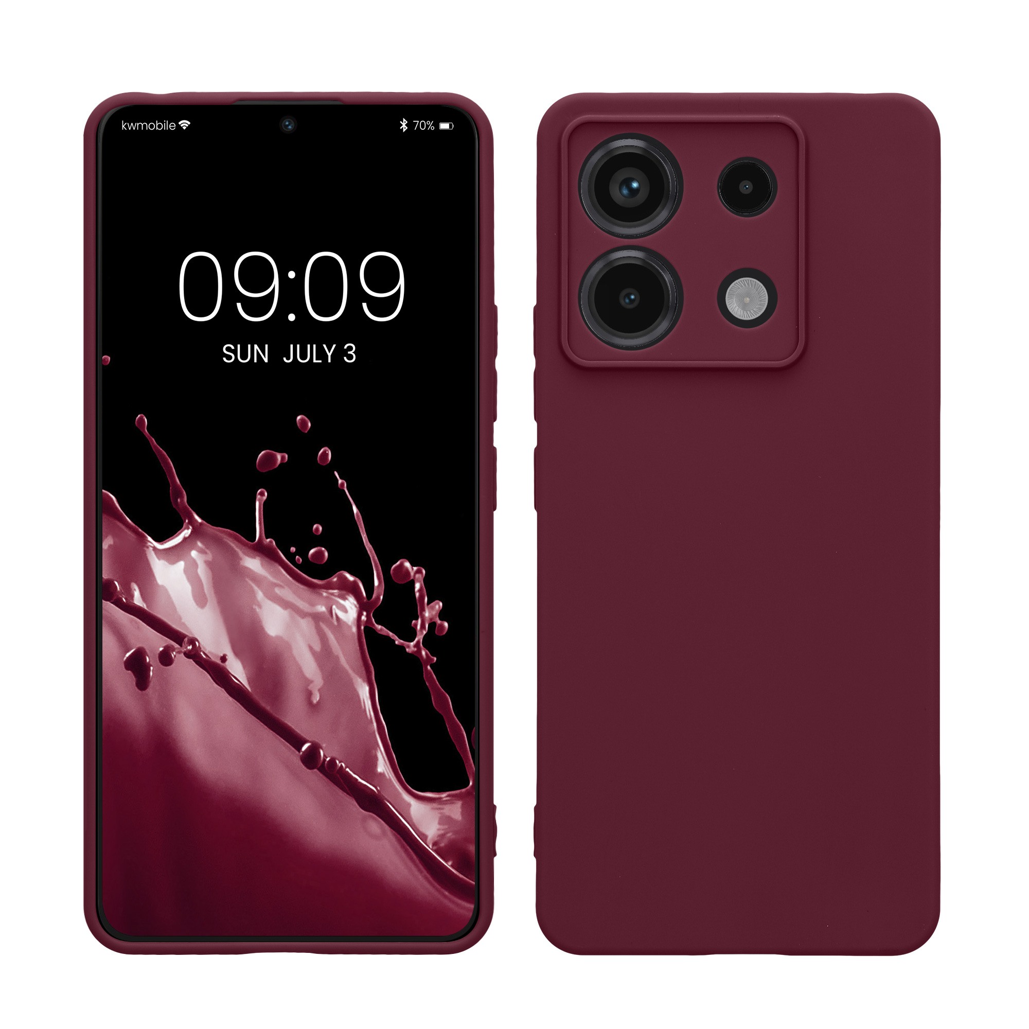 Kryt Xiaomi Redmi Note 13 Pro 5G silikonový TPU fialová kwmobile