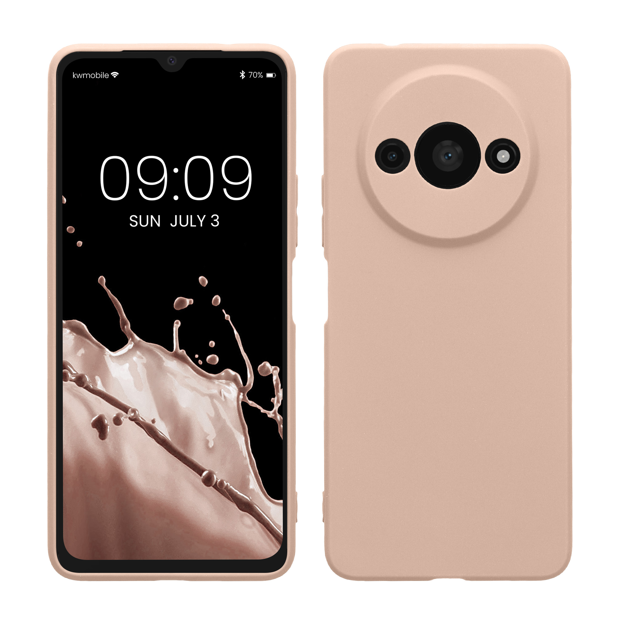 Kryt Xiaomi Redmi A3 silikonový TPU kokosová - vícebarevná kwmobile