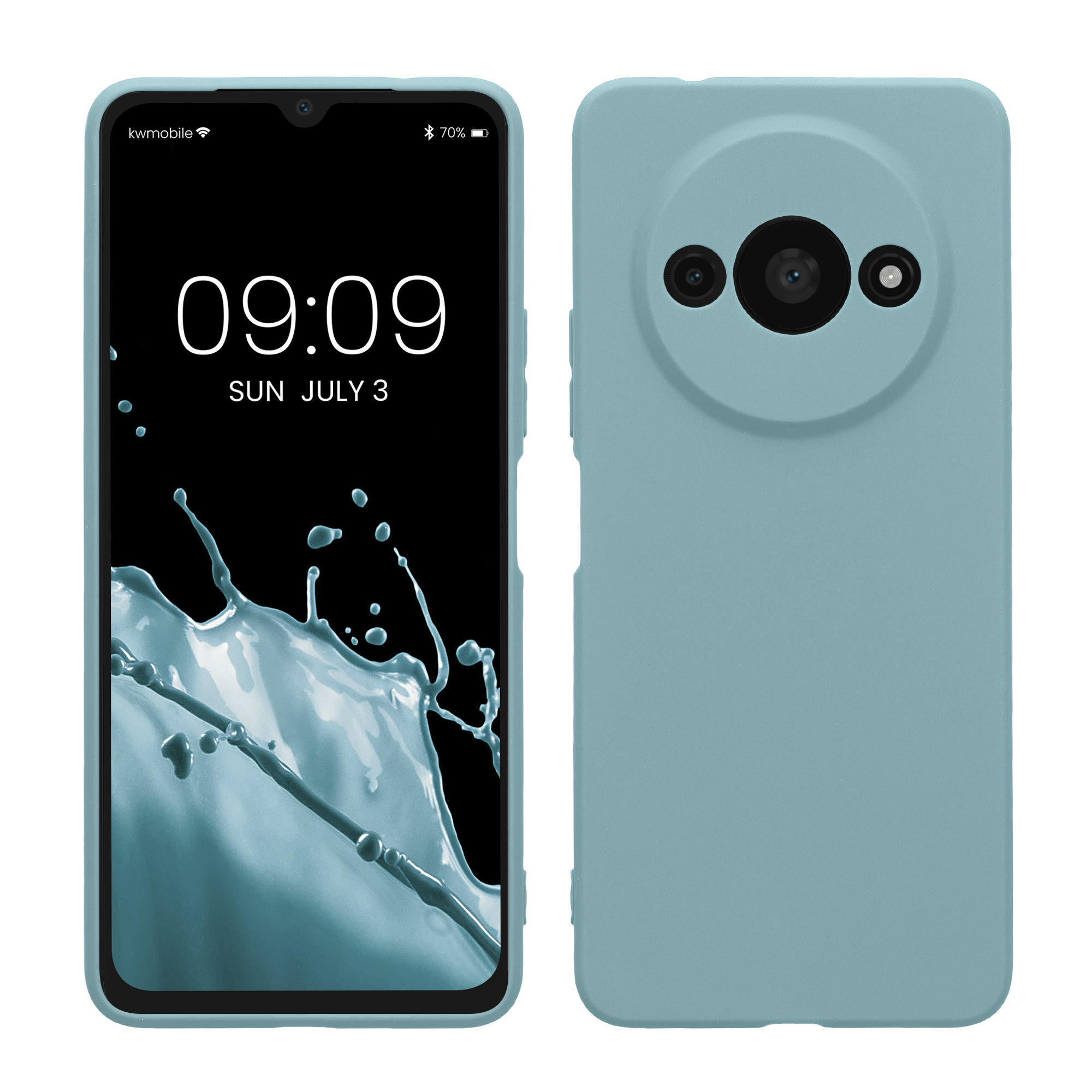 Kryt Xiaomi Redmi A3 silikonový TPU červená kwmobile