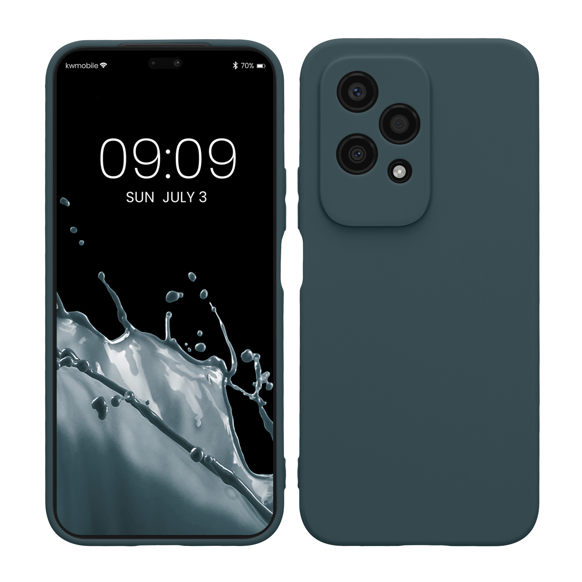 Kryt na mobil HONOR 200 Lite kwmobile tmavě šedý