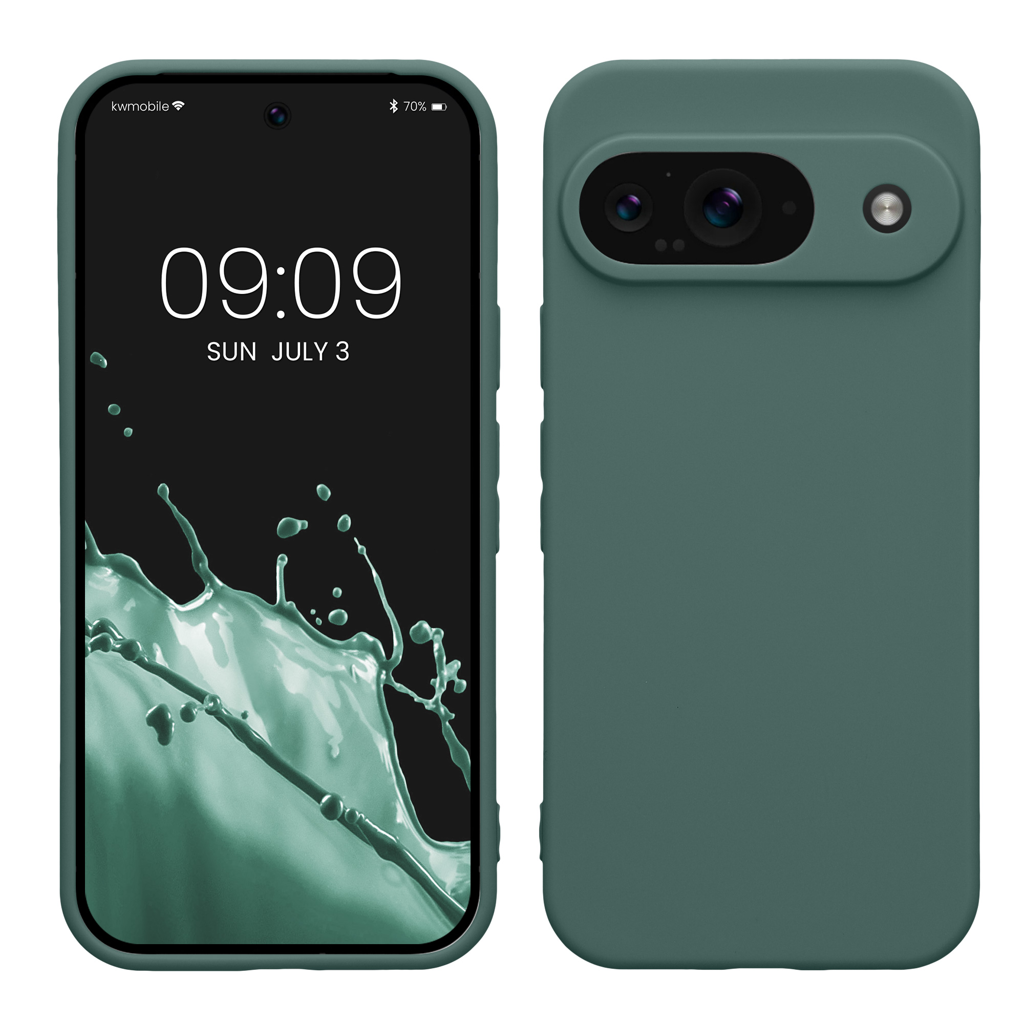 Kryt na mobil kwmobile pro Google Pixel 9 - zelená