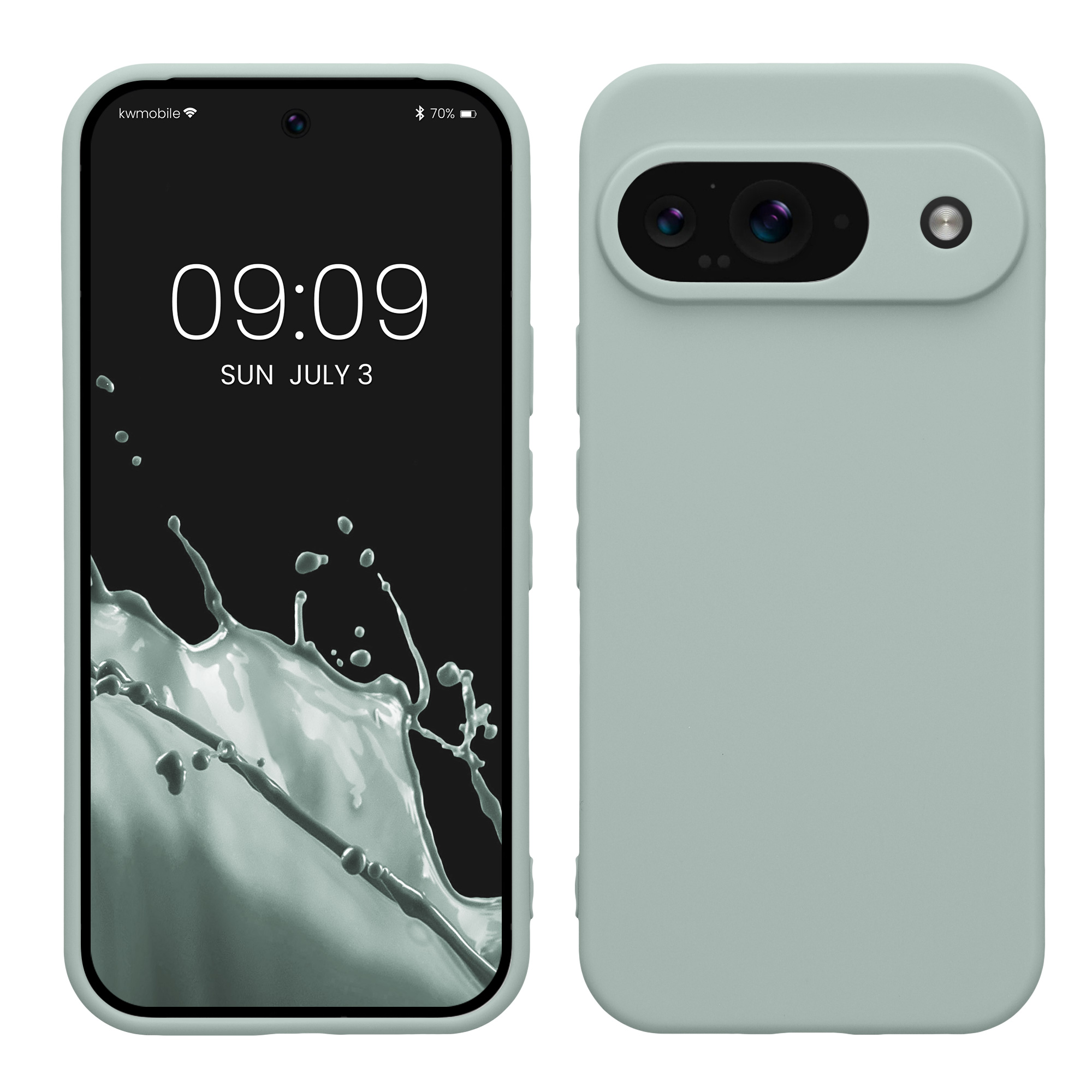 Kryt na mobil kwmobile pro Google Pixel 9 - Cool Mint