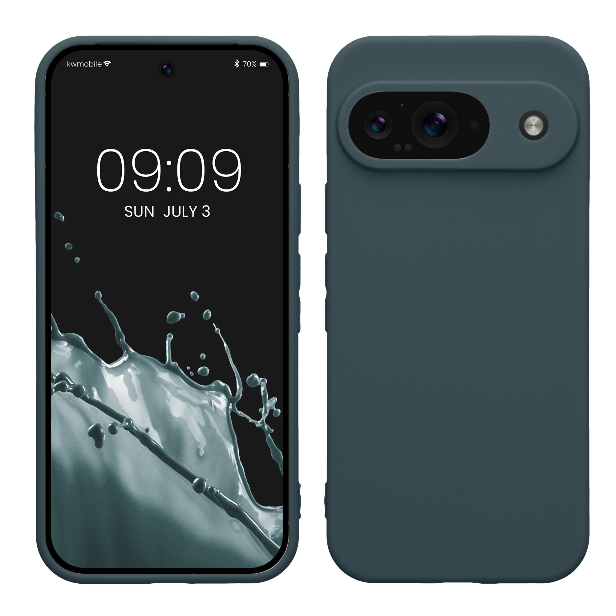 Kryt na mobil kwmobile pro Google Pixel 9 - tmavě břidlicová