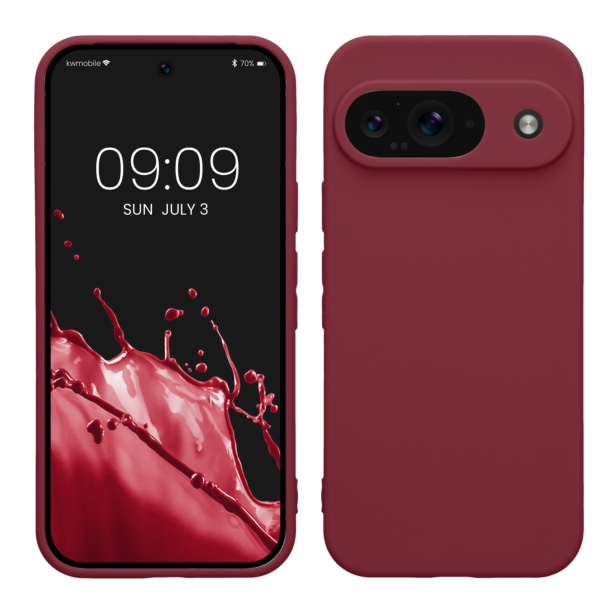 Kryt na mobil kwmobile pro Google Pixel 9 - vínově fialová