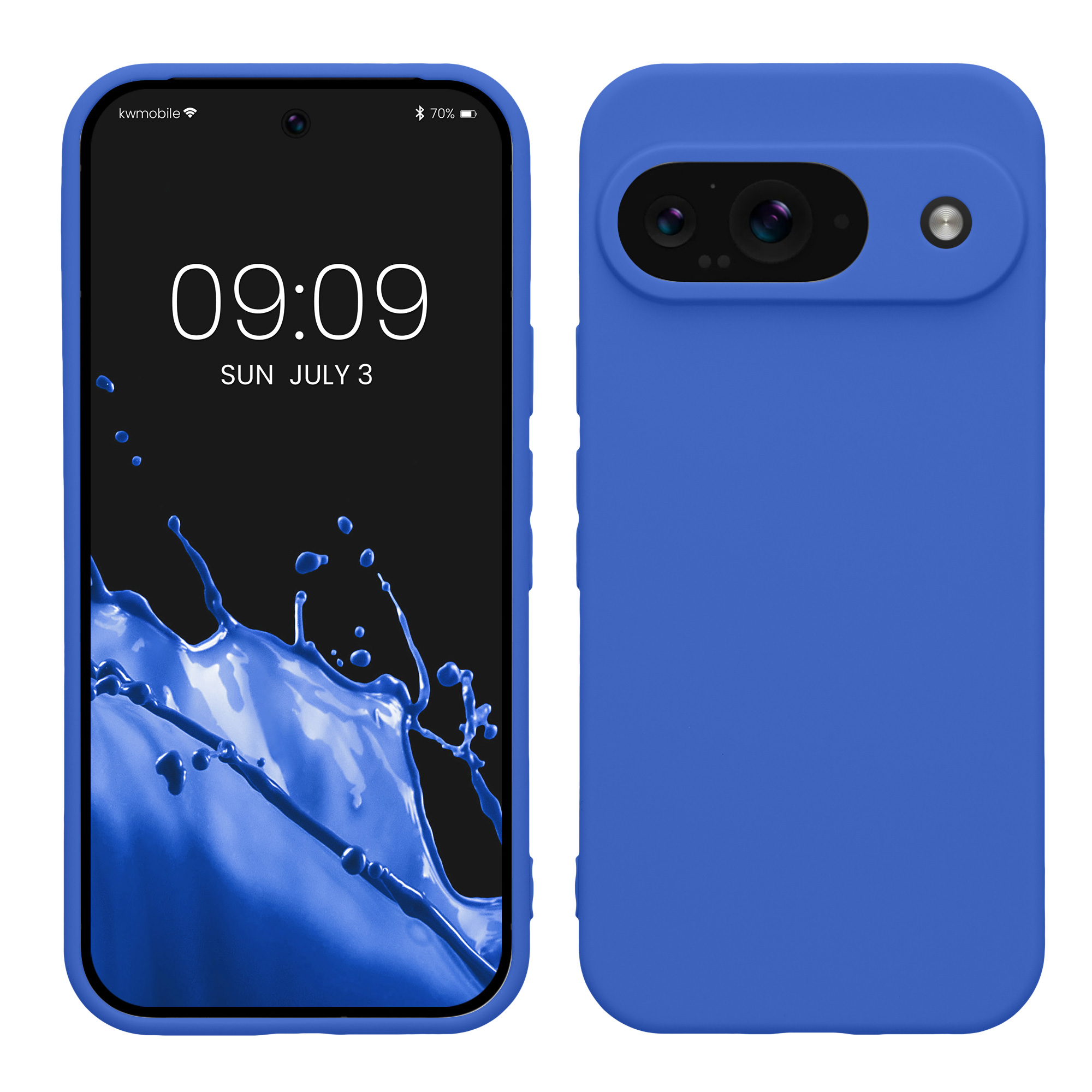 Kryt na mobil kwmobile pro Google Pixel 9 - baltská modrá