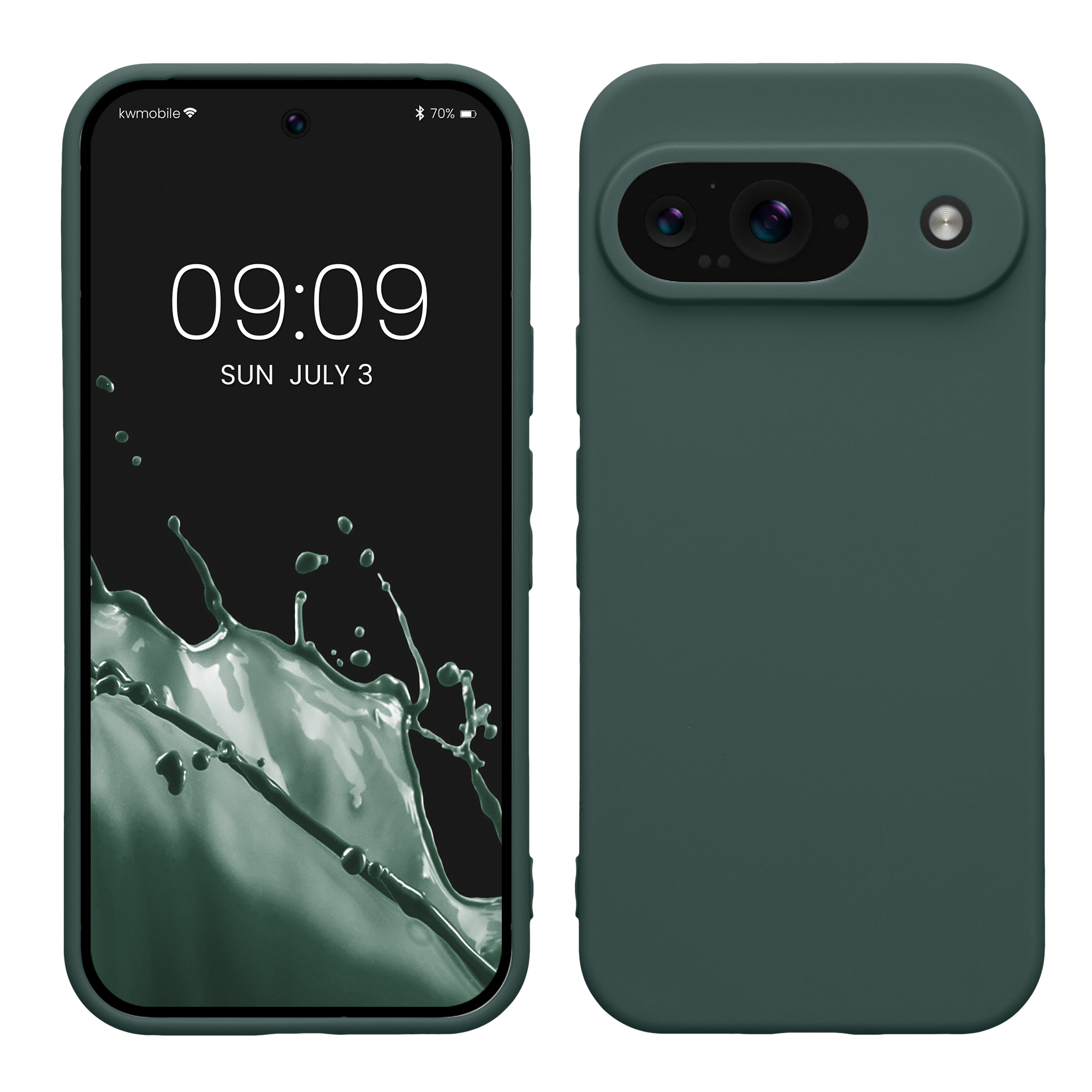 Kryt na mobil kwmobile pro Google Pixel 9 - zelená