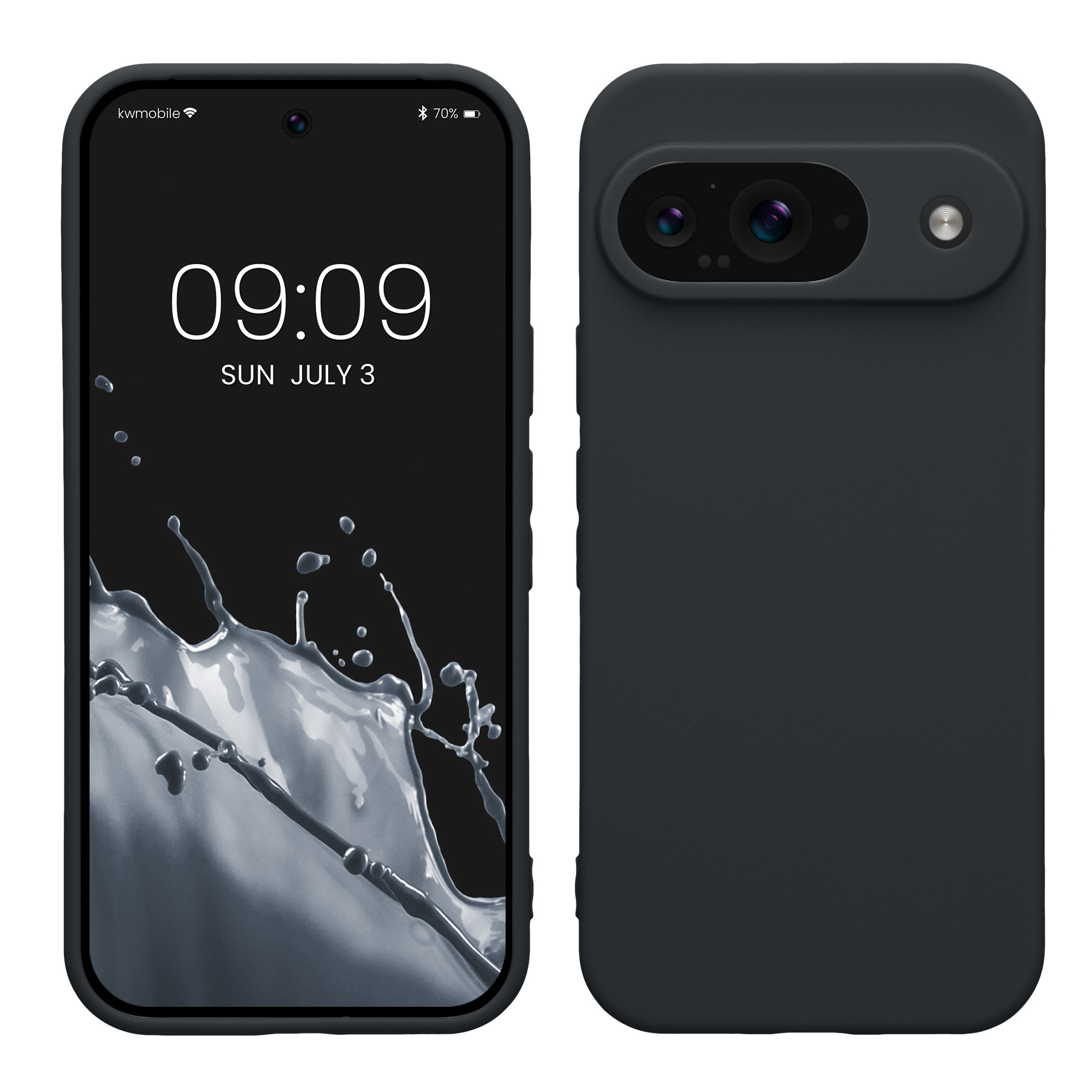 Kryt na mobil kwmobile pro Google Pixel 9 - borůvkově modrá