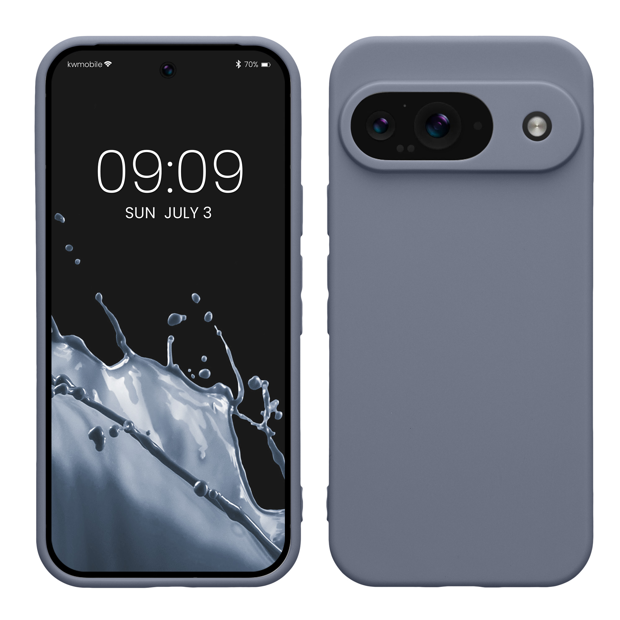 Kryt na mobil kwmobile pro Google Pixel 9 - šedá