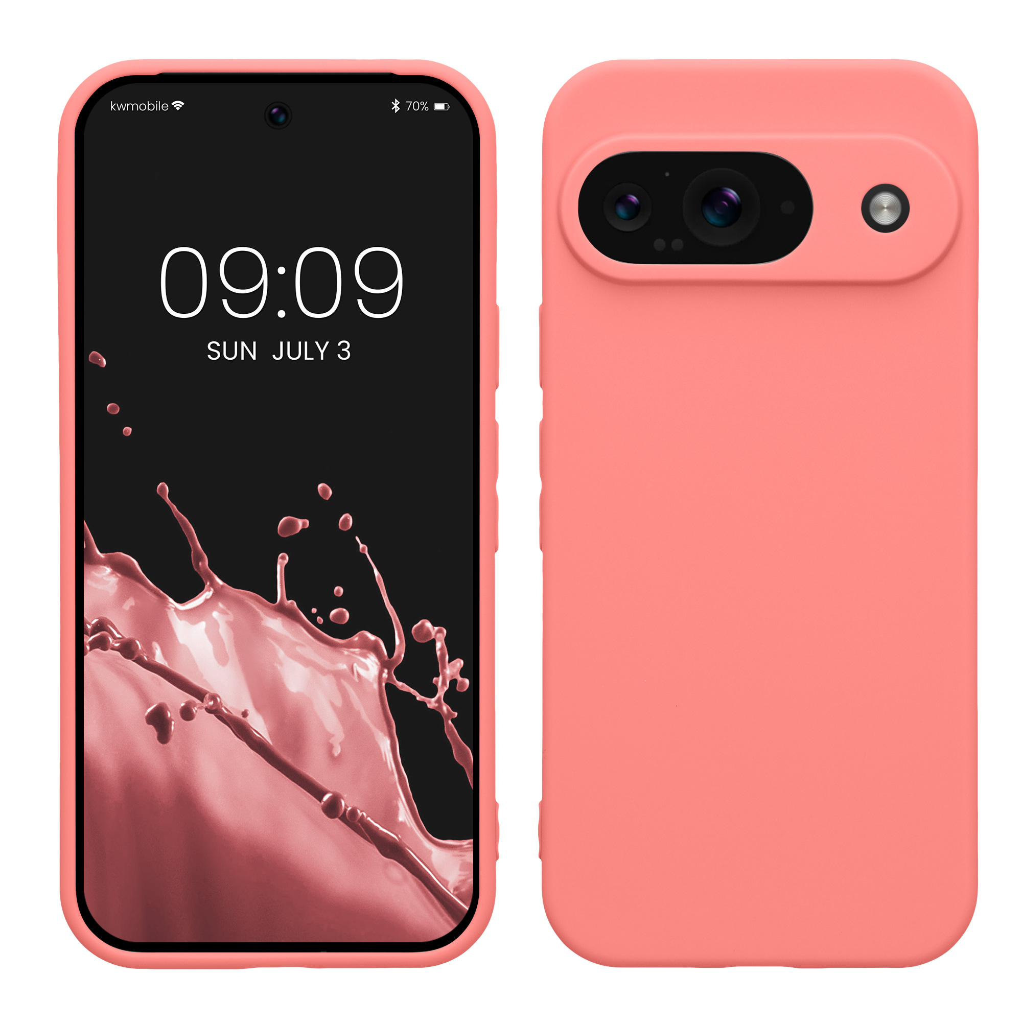Kryt na mobil kwmobile pro Google Pixel 9 - Pastel Coral