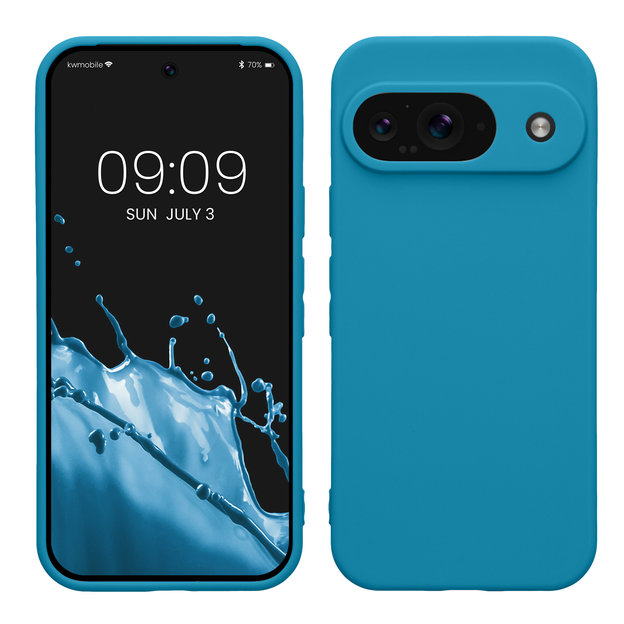Kryt na mobil kwmobile pro Google Pixel 9 - modrá
