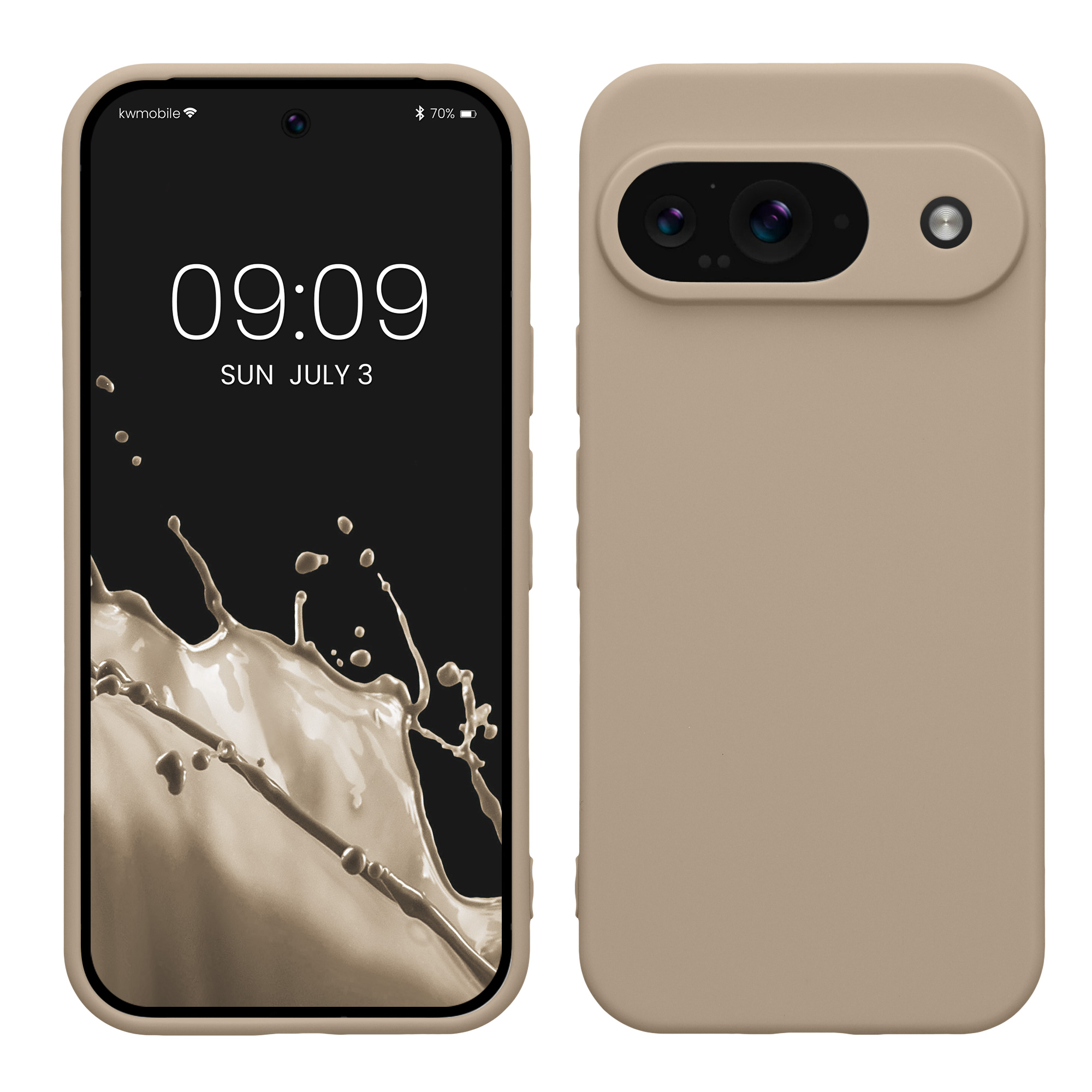 Kryt na mobil kwmobile pro Google Pixel 9 - Cream Matte